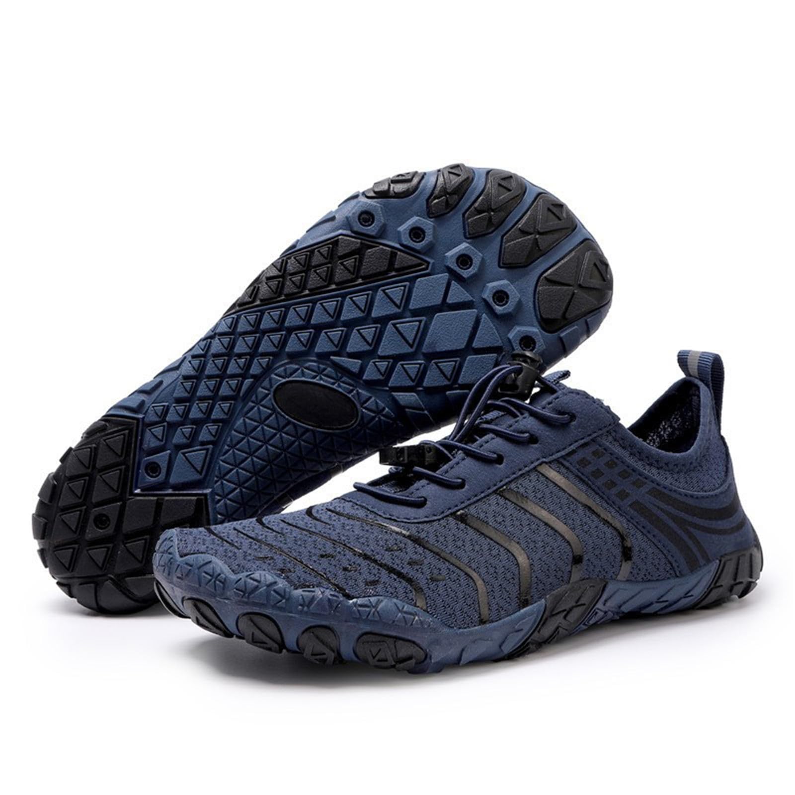 Chaussures Aquatiques pour la Natation, la plongée et la Marche sur la Plage, avec séparation des Orteils et Semelle légère et Flexible.
