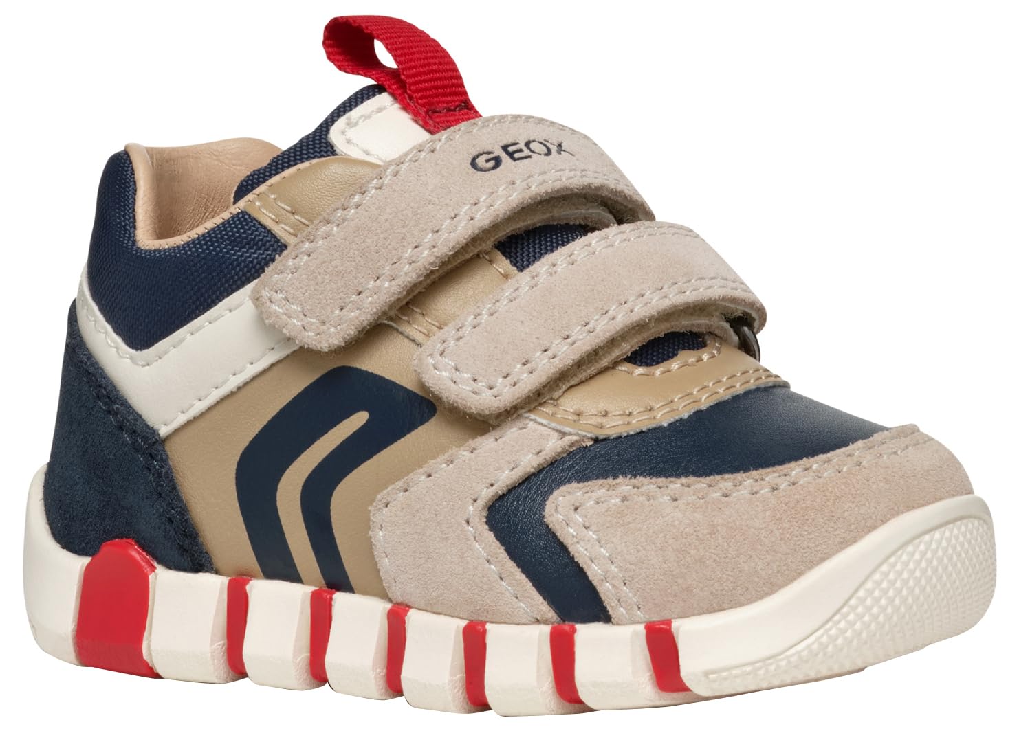 Geox B IUPIDOO BOY D, Sneaker, Beige