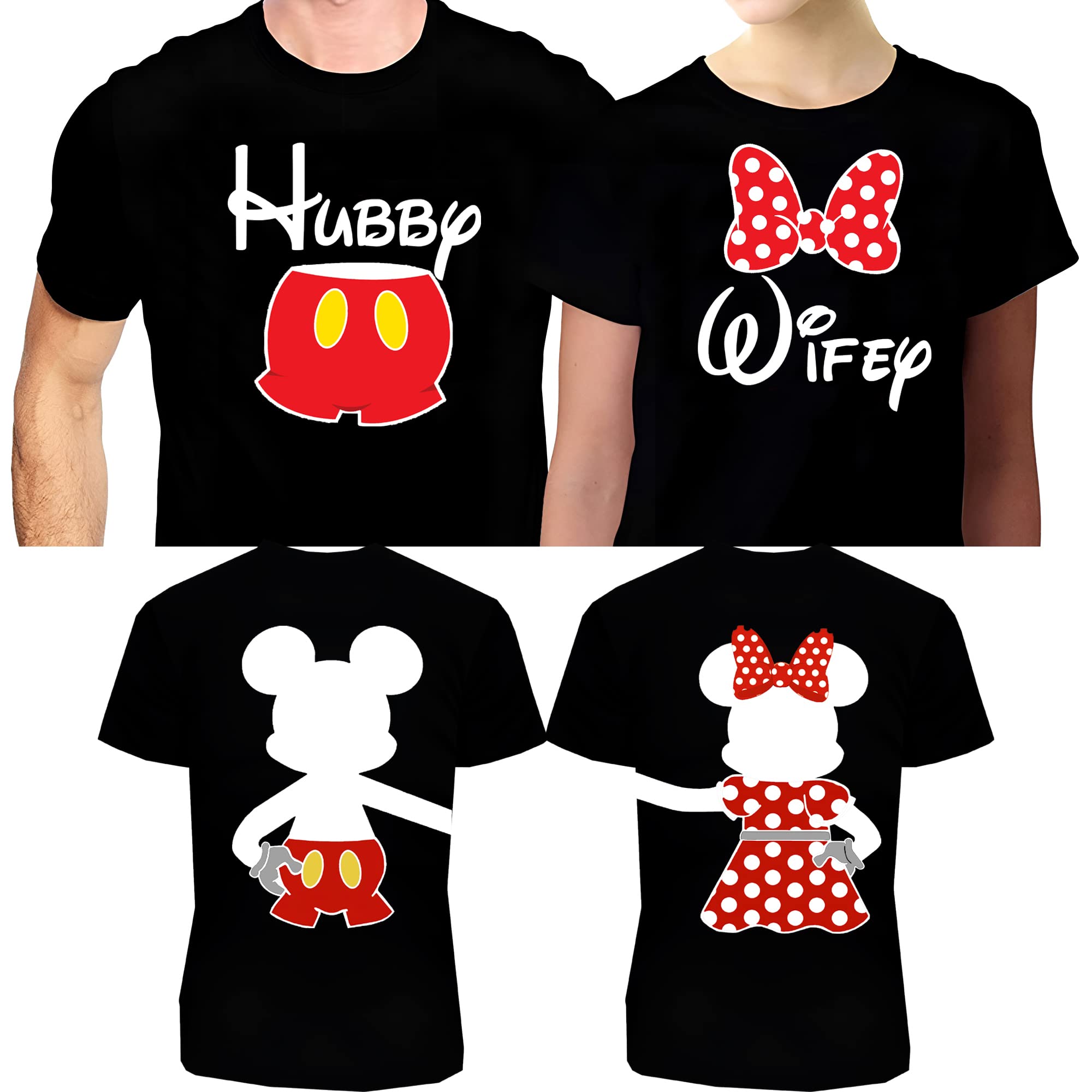 Laval PremiumMatching Shirts for Couples His Her Couples Love Shirt Men Women Husband Wife T-Shirts Valentine's Day Outfit. 58 WomenM/Mens Black, Black, L