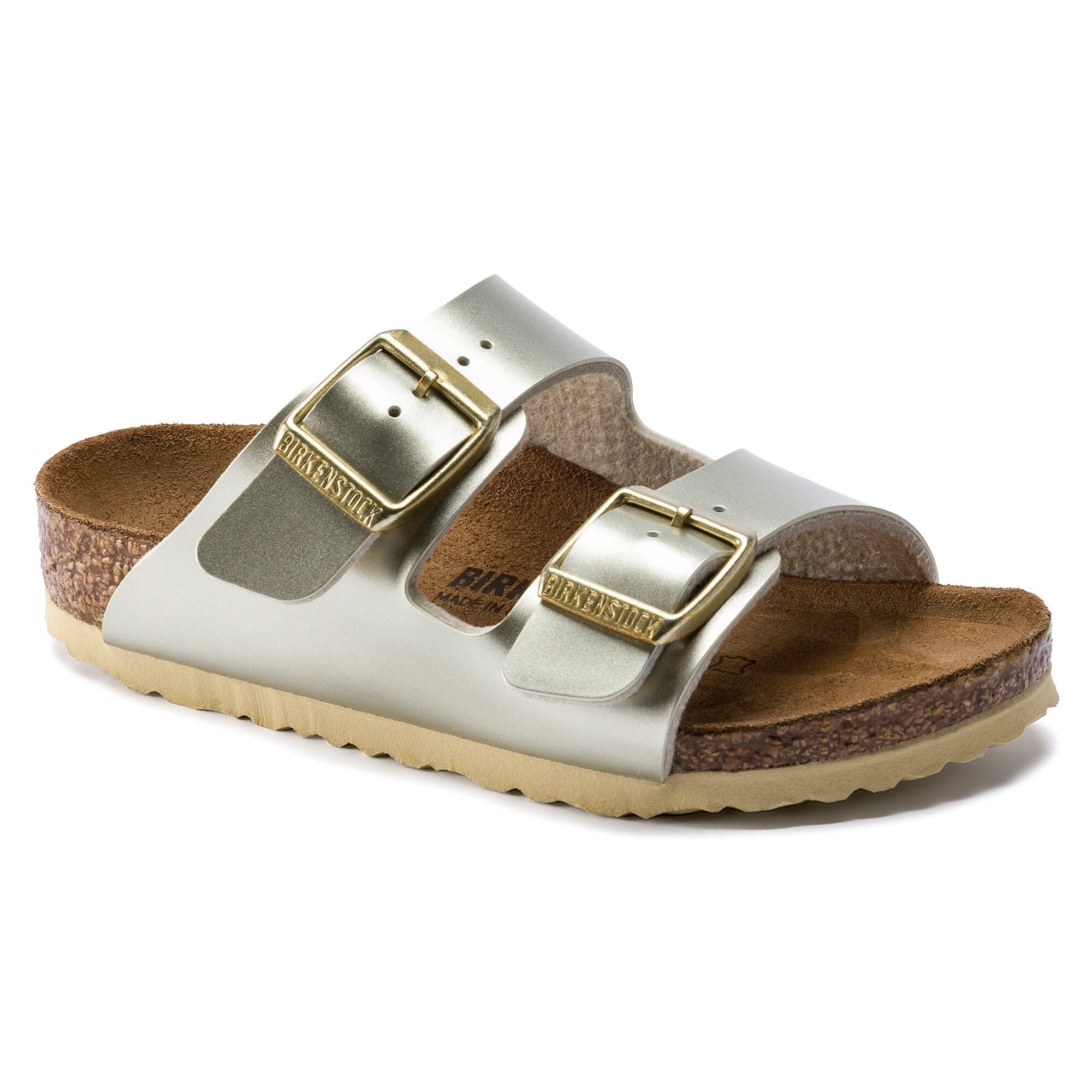 Birkenstock Rio Sandals Girls White/Patent Sandals Shoes — view 55