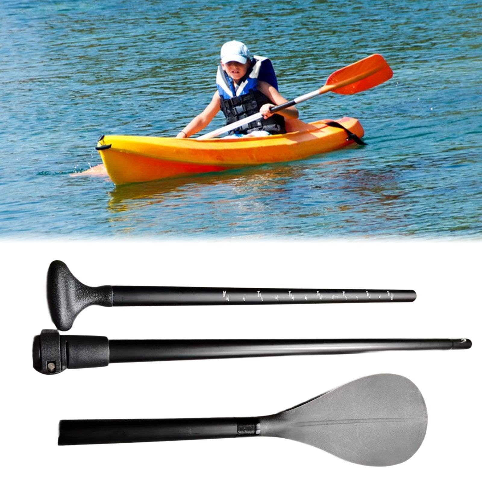 Pagaia Regolabile per Kayak per Bambini, Accessorio Retrattile Telescopico Portatile in Lega di Alluminio con Precisa, Leggero E Comodo da Usare