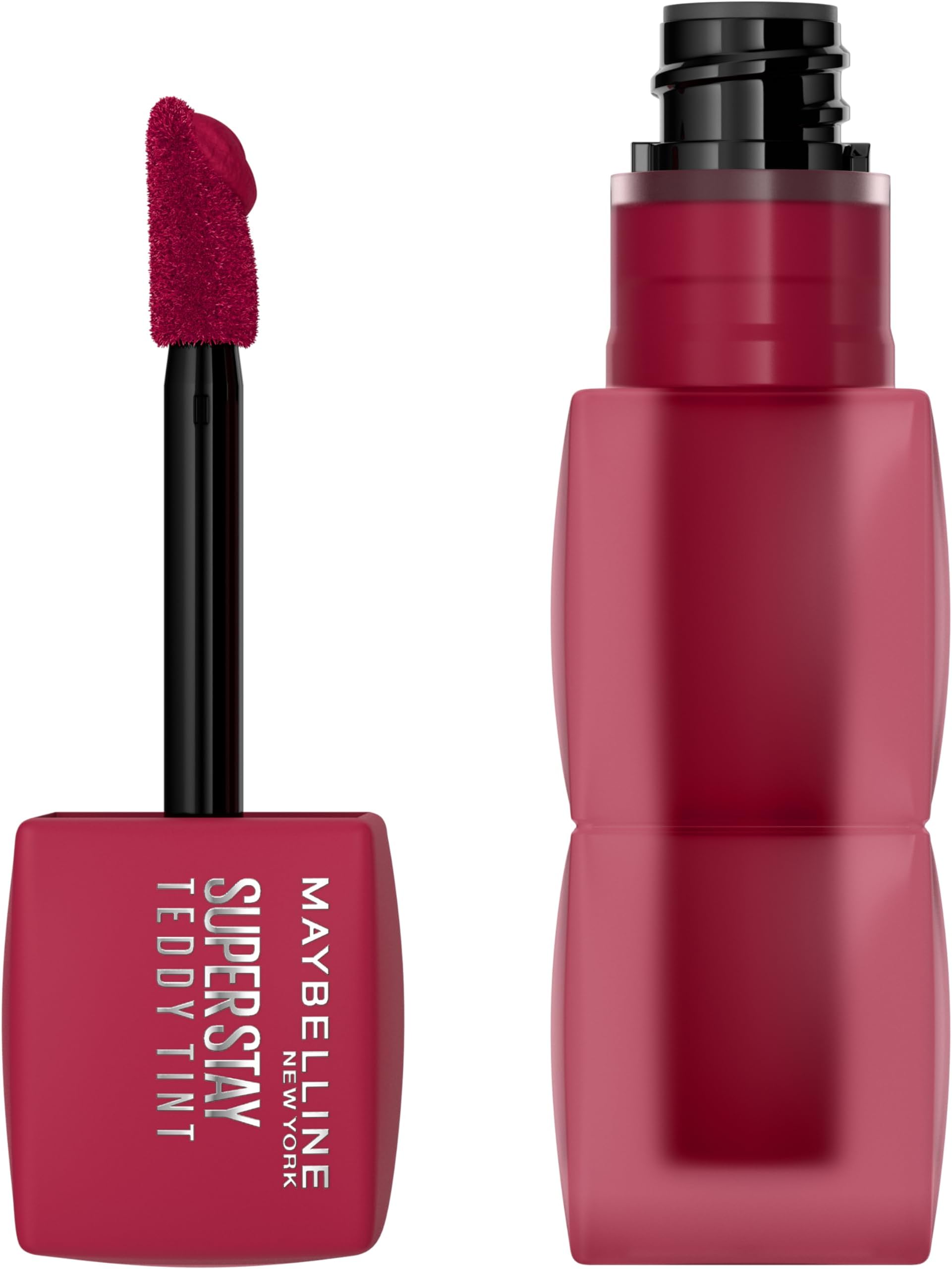 MAYBELLINE Super Stay Teddy Lip Tint, Long Lasting Matte Lipstick For Up To 12HR Wear, Wild At Heart, 1 Count