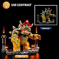 Vista 10 de Vaodest LED Light for Lego 71395 Question Mark Model,Design and Configuration Compatible with Model 71395 (LED Light Only, Not Building Block Kit)