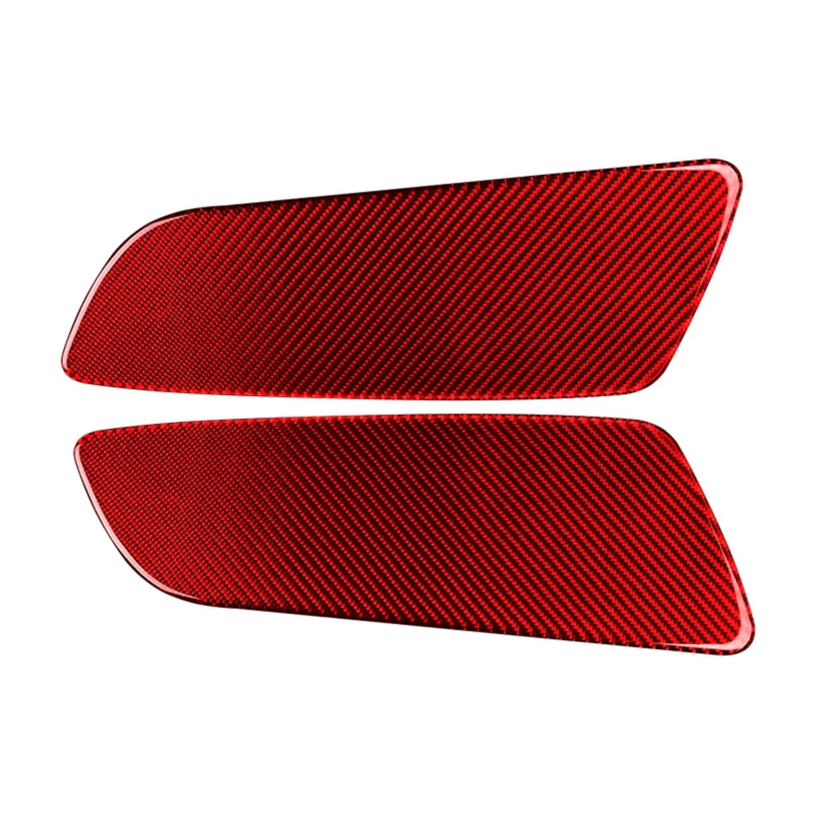 Amxaqjc Red Car Interior Moulding Trim For Mustang For Gt 2015-2021 Car Accessories Interior Car Rear Door Panel Trim Stickers Decals Decoration Cover(Red)