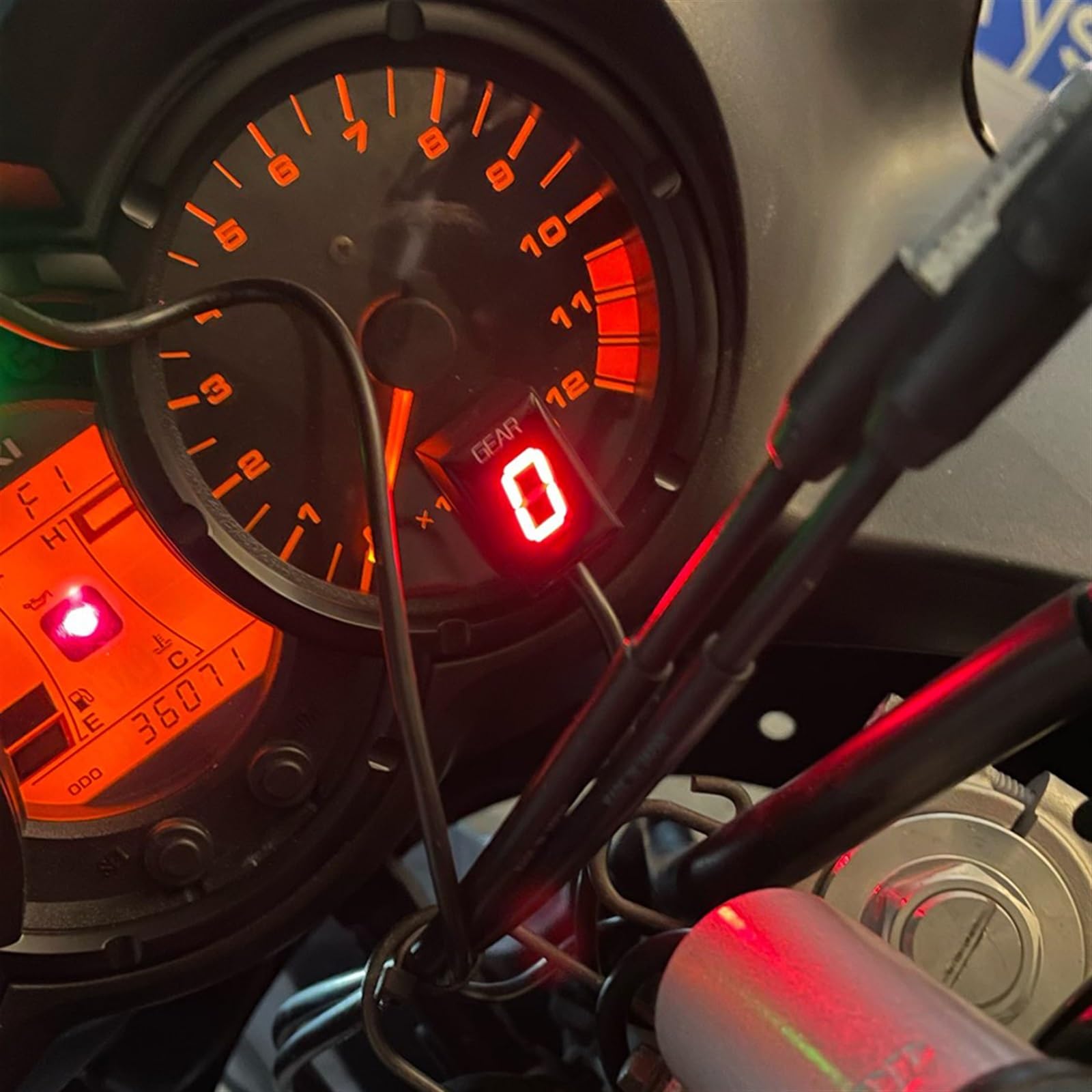 Ganganzeiger für Suzuki GSX-R750 GSXR750 1996-2019 Motorradzubehör Rot