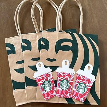 150枚 スターバックス ミニ　ショップ袋 ★ ショッパー 紙袋 スタバ Amazon.co.jp: スターバックス クリスマス ミニサイズ 紙袋 限定