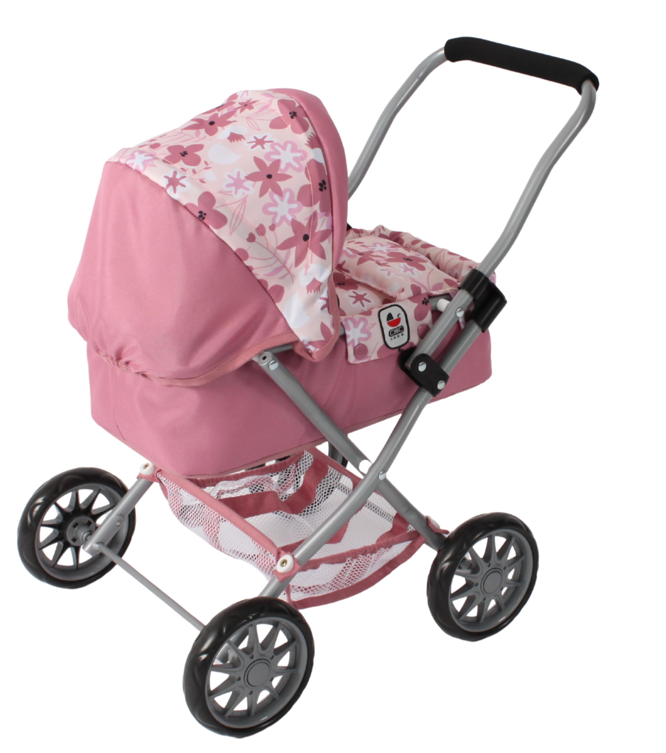 Bayer Chic 2000 Puppenwagen Smarty | Mit Tragetasche | Ab 2 Jahren | Kompakter Puppenbuggy für Kleinkinder. Inkl. weicher Tragetasche, Verdeck & Gepäcknetz. Ideal für Einsteiger ab 2 Jahren.