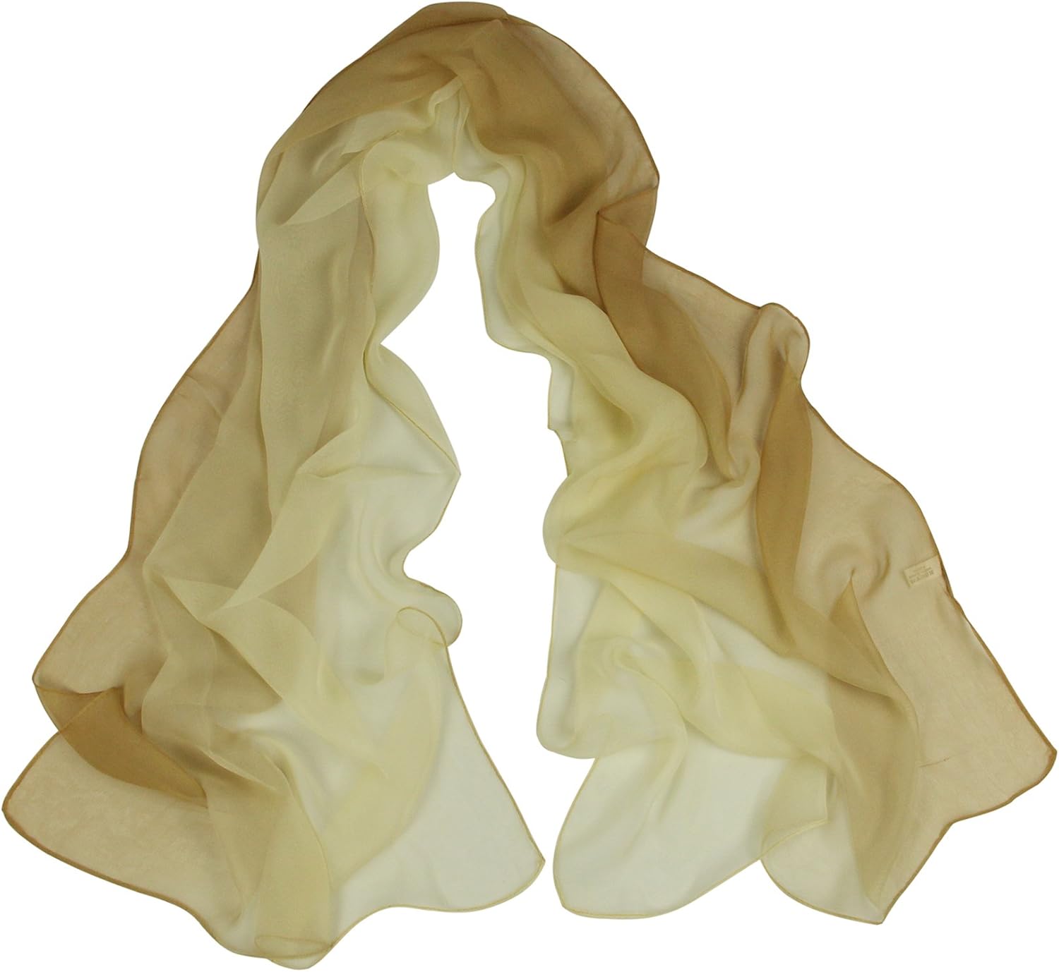 PANTONIGHT Long Chiffon Sheer Scarf Gradient Shaded Colors Lightweight Scarf For Womens - Image 2