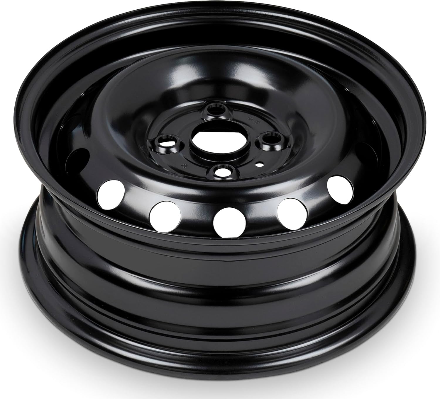 For 2006-2017 Hyundai Accent 14 Inch Painted Black Rim - OE Direct Replacement - Road Ready Car Wheel