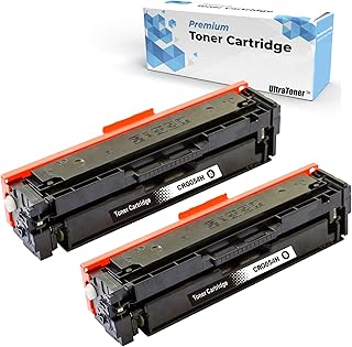 2 Black Ultra Toner™ Compatible Replacement for Canon 054H canon054h Canon 054H crg054 crg-054h crg054 (NEW CHIP) Canon 054 Black High Yield Compatible Toner Cartridge-Canon Printer LBP620C LBP621cw LBP622cdw LBP623cw MF640c MF641cw canon imageclass mf642cdw MF642Cdw MF643cdw canon imageclass mf644cdw MF644cdw MF645cx (2 Black)