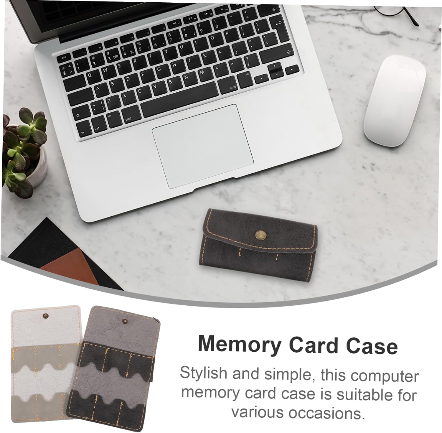 2pcs PU Leather Memory Card Case Holder for Game and Phone Cards