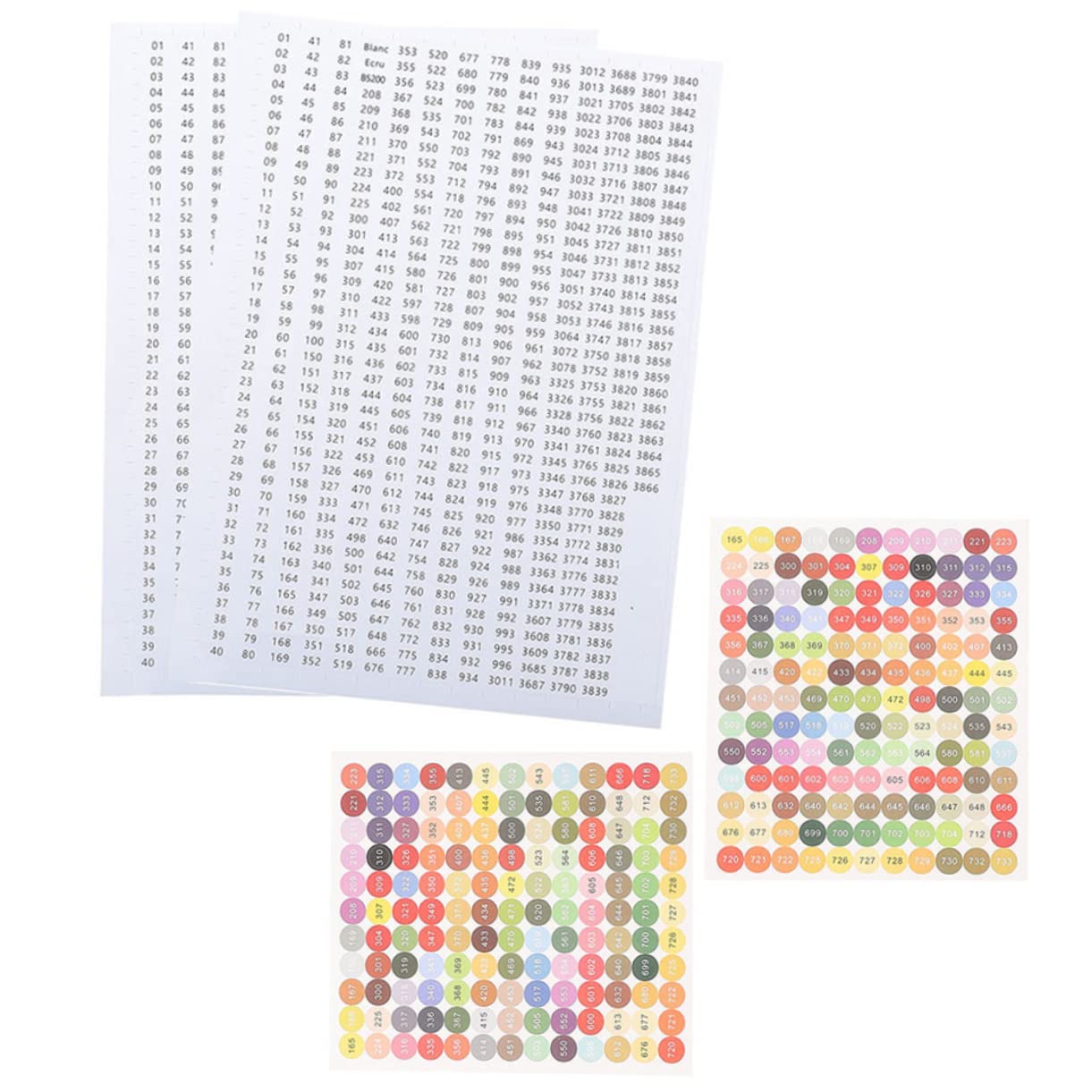 ARTIBETTER 3 Set Adesivi Digitali Adesivi A Forma Di Diamante Per Barattoli Rimovibili Etichette Adesive Per Cucina Etichette Per La Conservazione Piccole 4 fogli*3