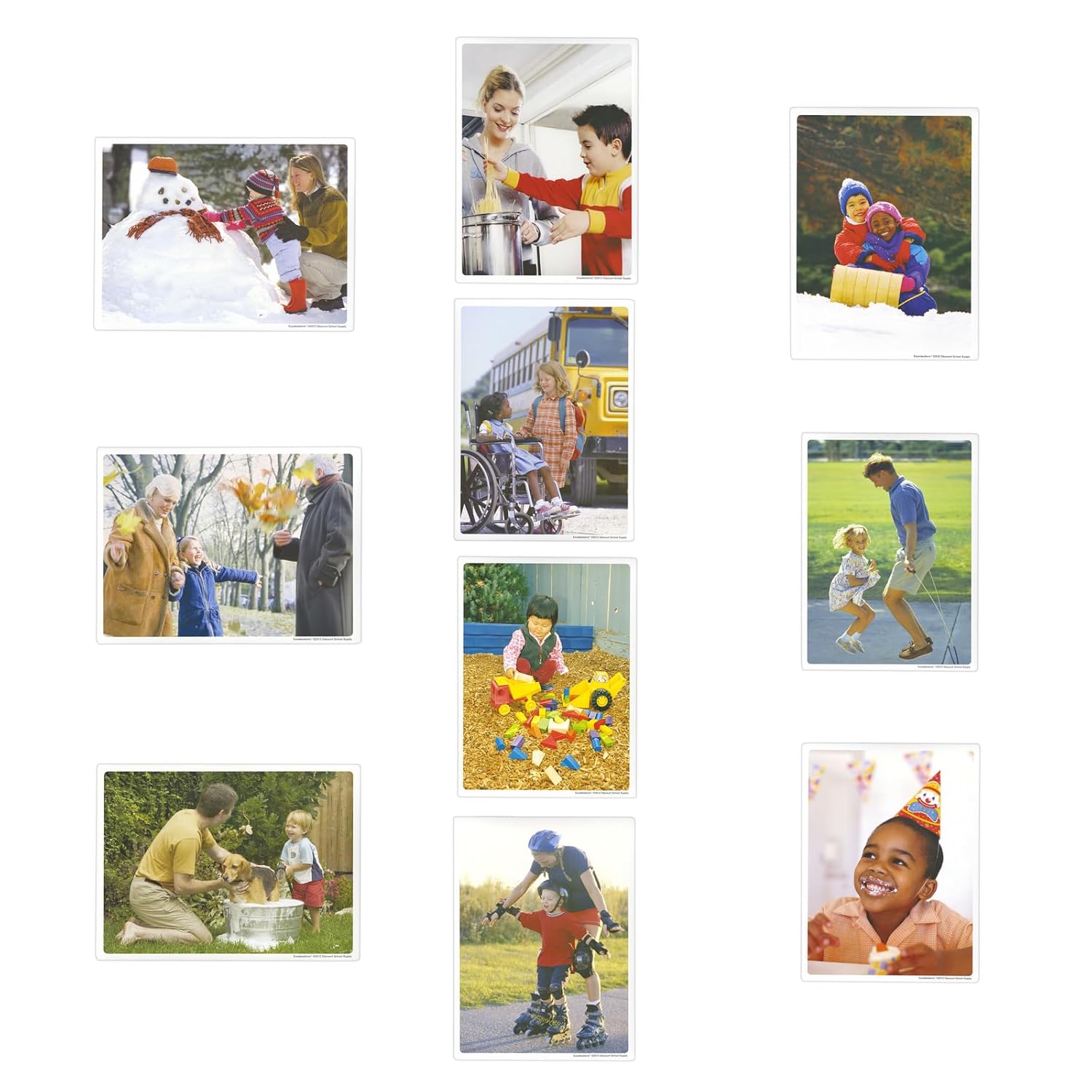 Excellerations My World Real Photo Posters 16 x 12 inches - Set of 30, Educational Toy, Preschool, Classroom Posters