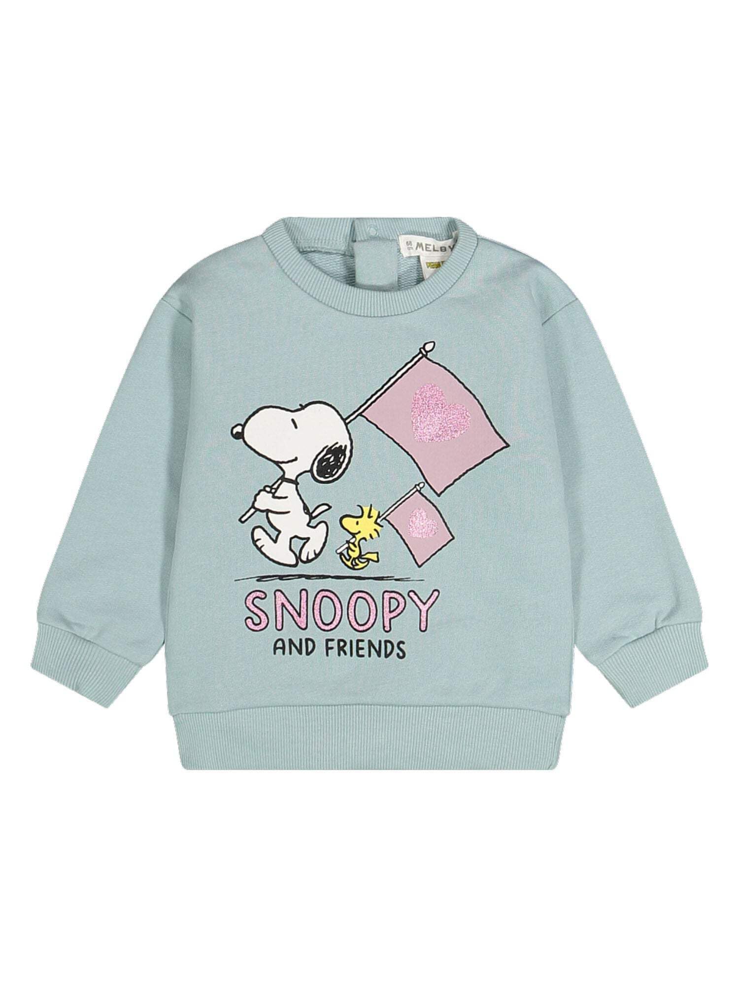 Sweat enfant vert Melby anti irritation pull coton doux - 3