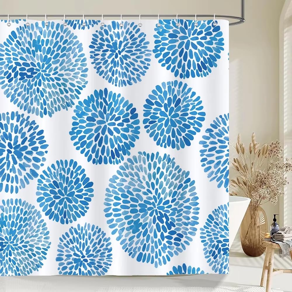 KELAIMI Abstract Geometric Shower Curtains,Modern Luxury Bathroom Curtains,Simple Aesthetic Washable Quick-Dry Bathtub Curtains Style 3 180X200Cm