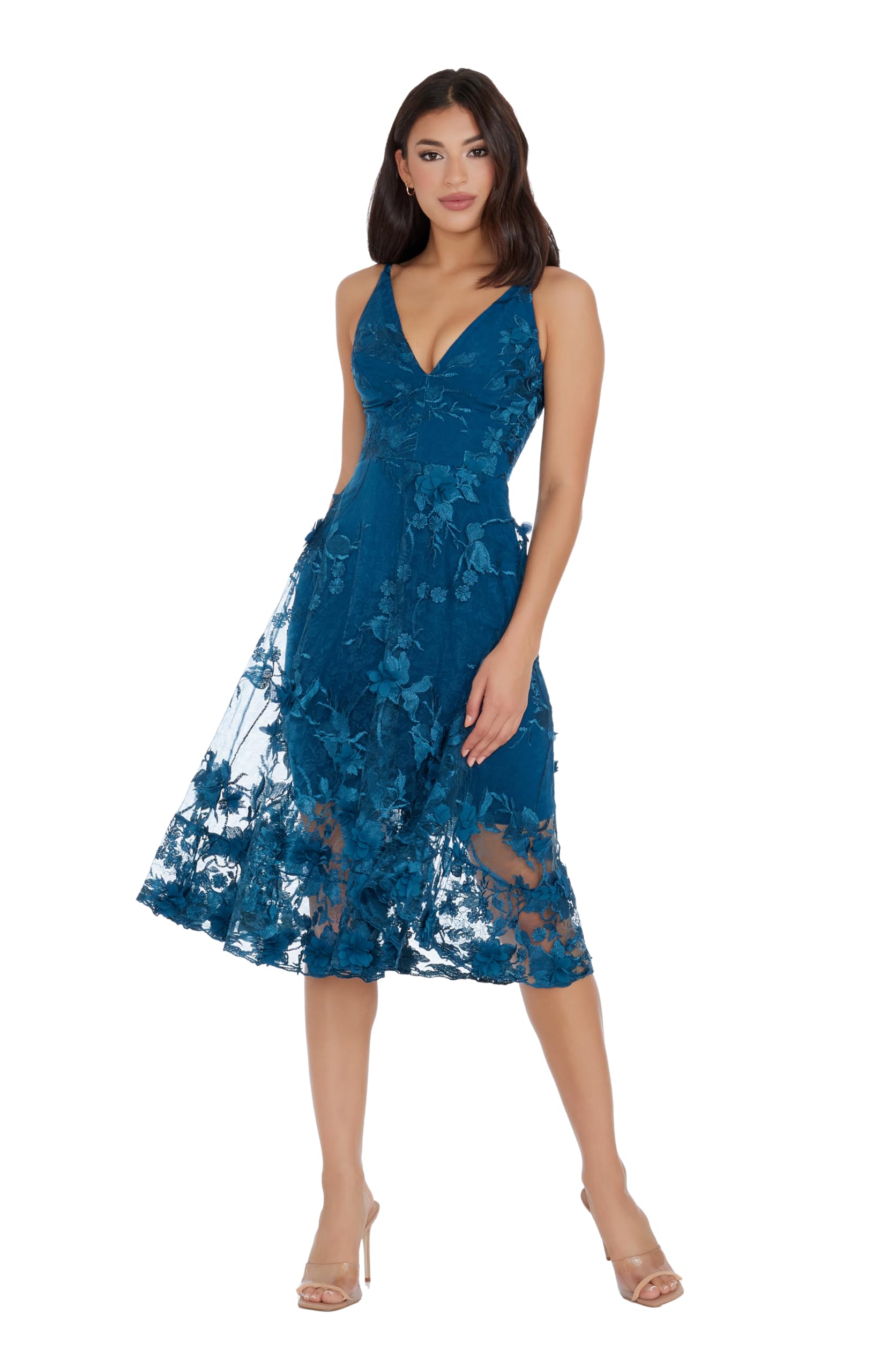 Dress The Population Audrey Midi