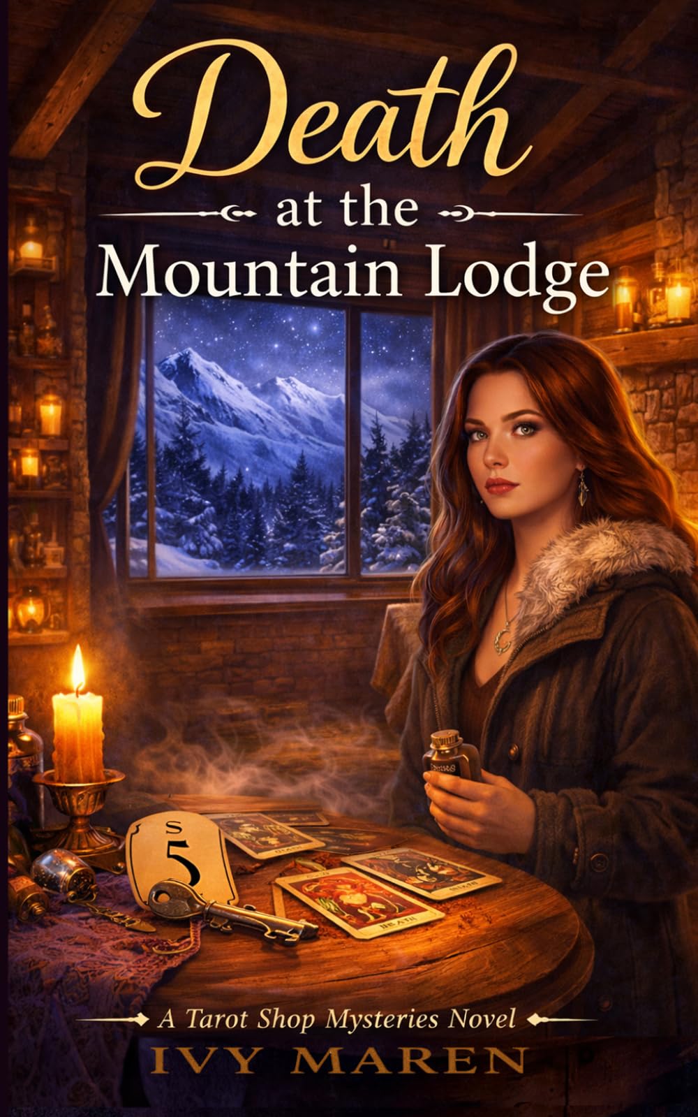 Death At The Mountain Lodge: A Cozy Paranormal Mystery Featuring a Tarot Reader, Small-Town Secrets, and a Locked-Room Murder (Laney Bryne Mystery Books - A Cozy Paranormal Mystery Series)