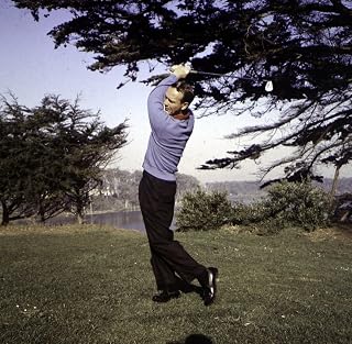 Arnold Palmer with golf club Photo Print (10 x 8)