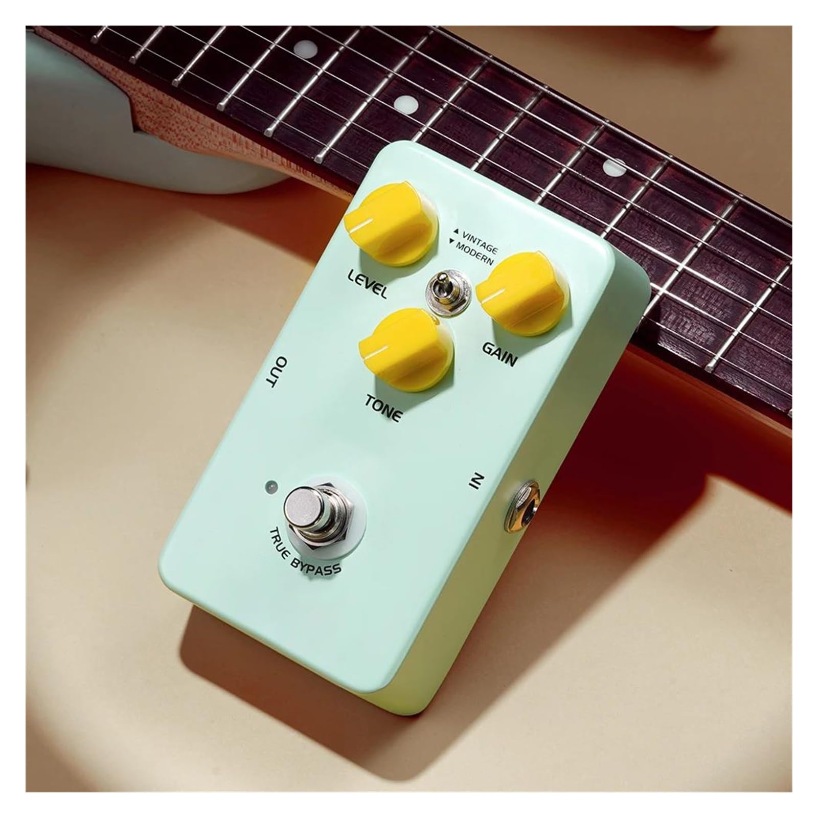 Retro Przesterowany Pedał Efektów Gitarowych True Bypass Profesjonalne Akcesorium(2)
