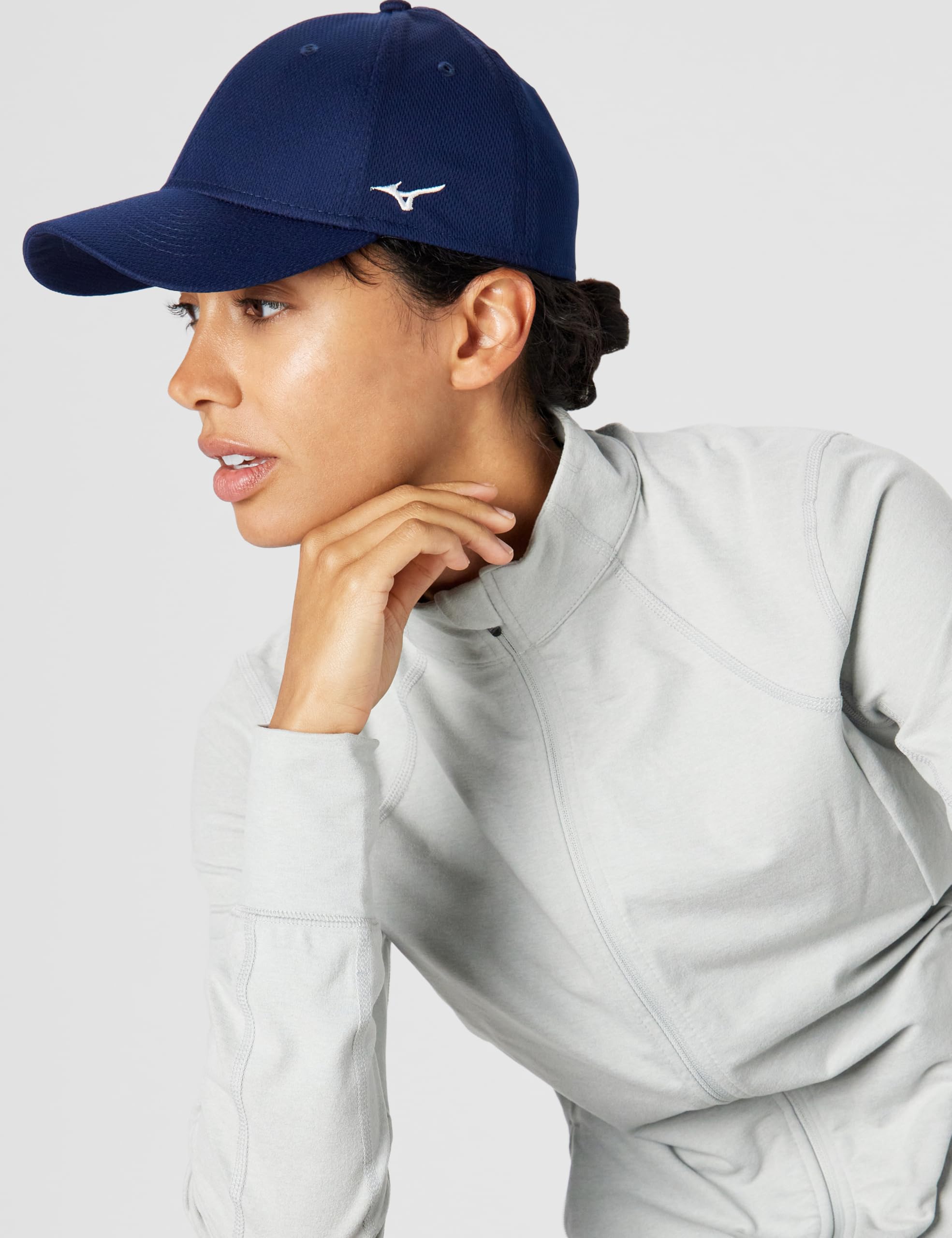 Mizuno - Mizuno Cappello da Squadra Elasticizzato, Cappello Unisex - Adulto