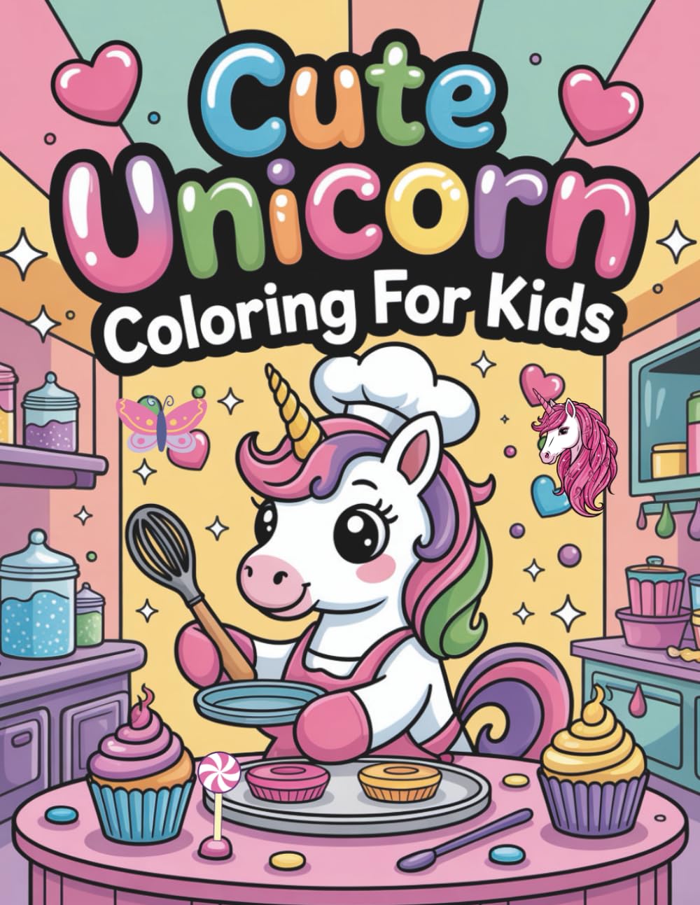 Magical Unicorn Coloring Book for Kids: Fun and Cute Unicorn Coloring Pages for Kids Ages 4–8