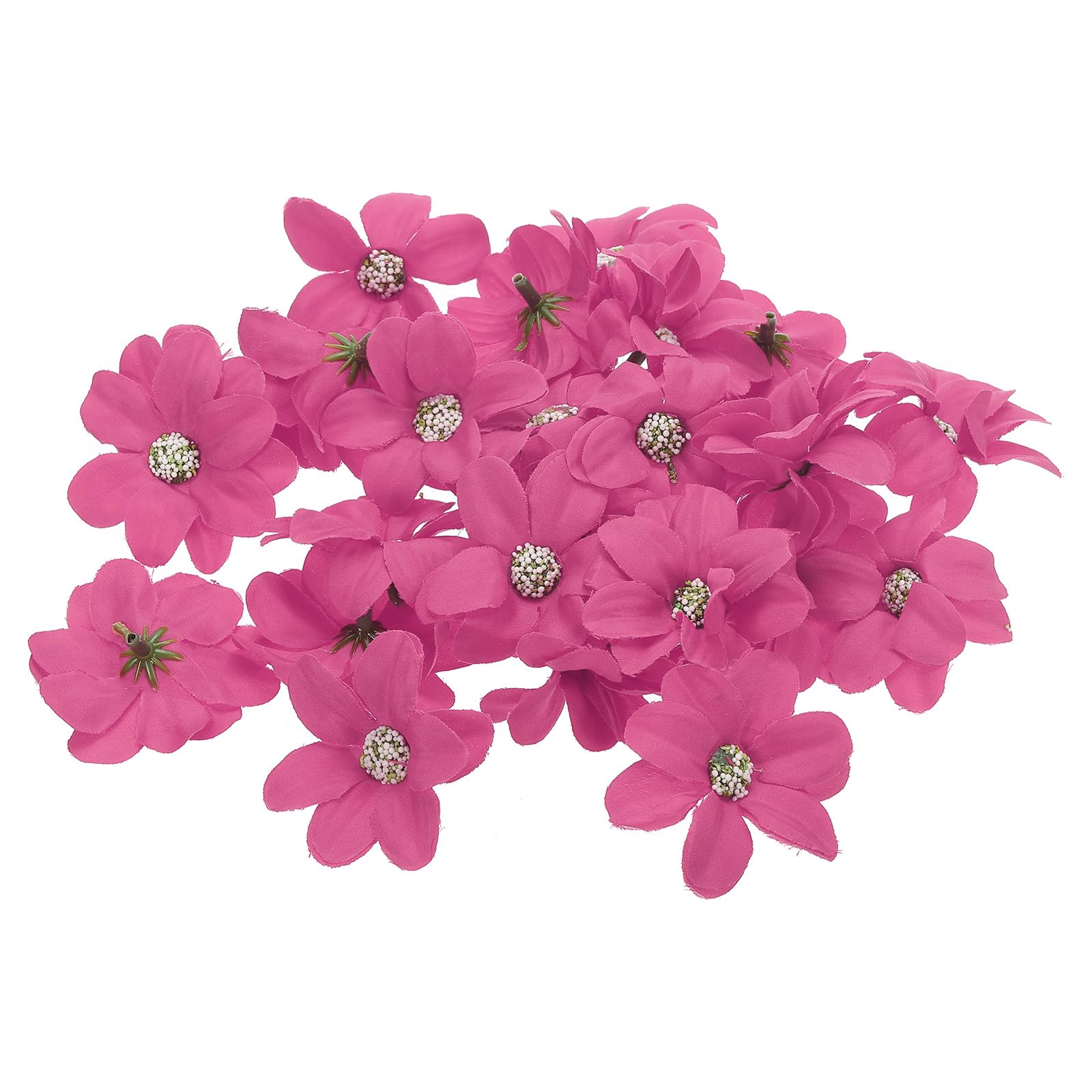 Fleurs artificielles en soie rouge rose pour décoration de mariage et fête de charme