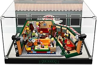 Acrylic Display Case for Lego 21319 Friends Central Perk Building Kit, Dustproof Clear Display Box Showcase (Lego Set NOT Included)