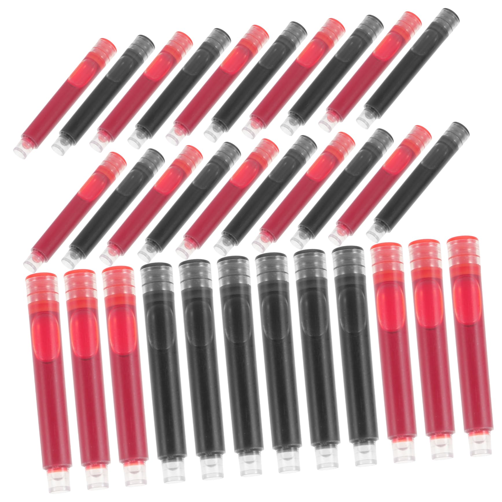 OSALADI 5 Ensembles Lot De 5 Stylos Effaçables Pour Étudiants Recharges Pour Stylos Stylos À Encre Effaçable Stylos À Plume Recharges Pour Gros Stylos Stylos Noirs 100 pièces * 5