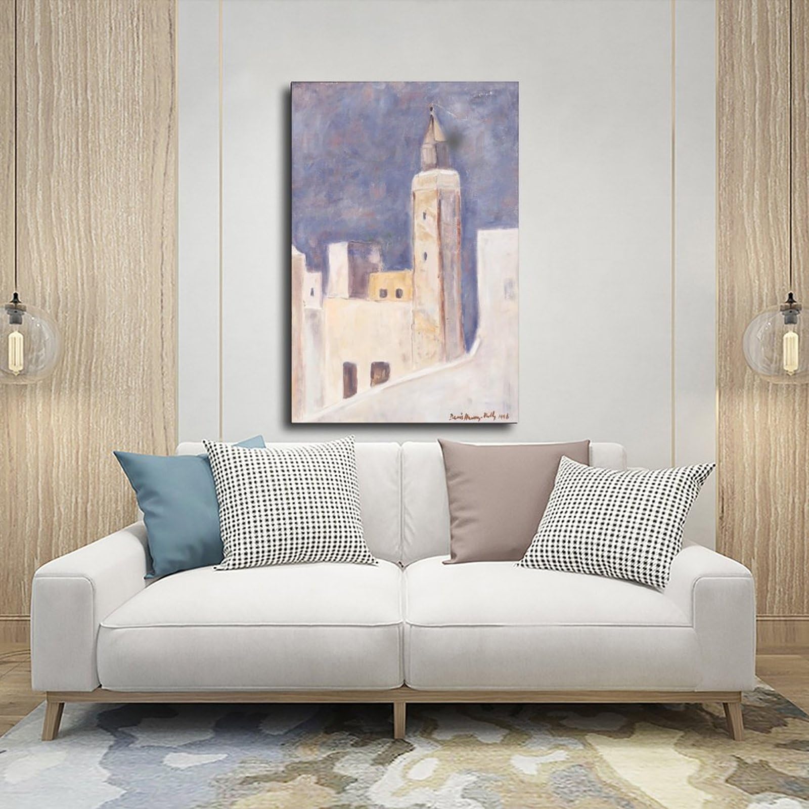 ANFOTCM Denis Harvey płótno plakat sypialnia dekoracja sport krajobraz biuro pokój dekoracja prezent 50 x 75 cm