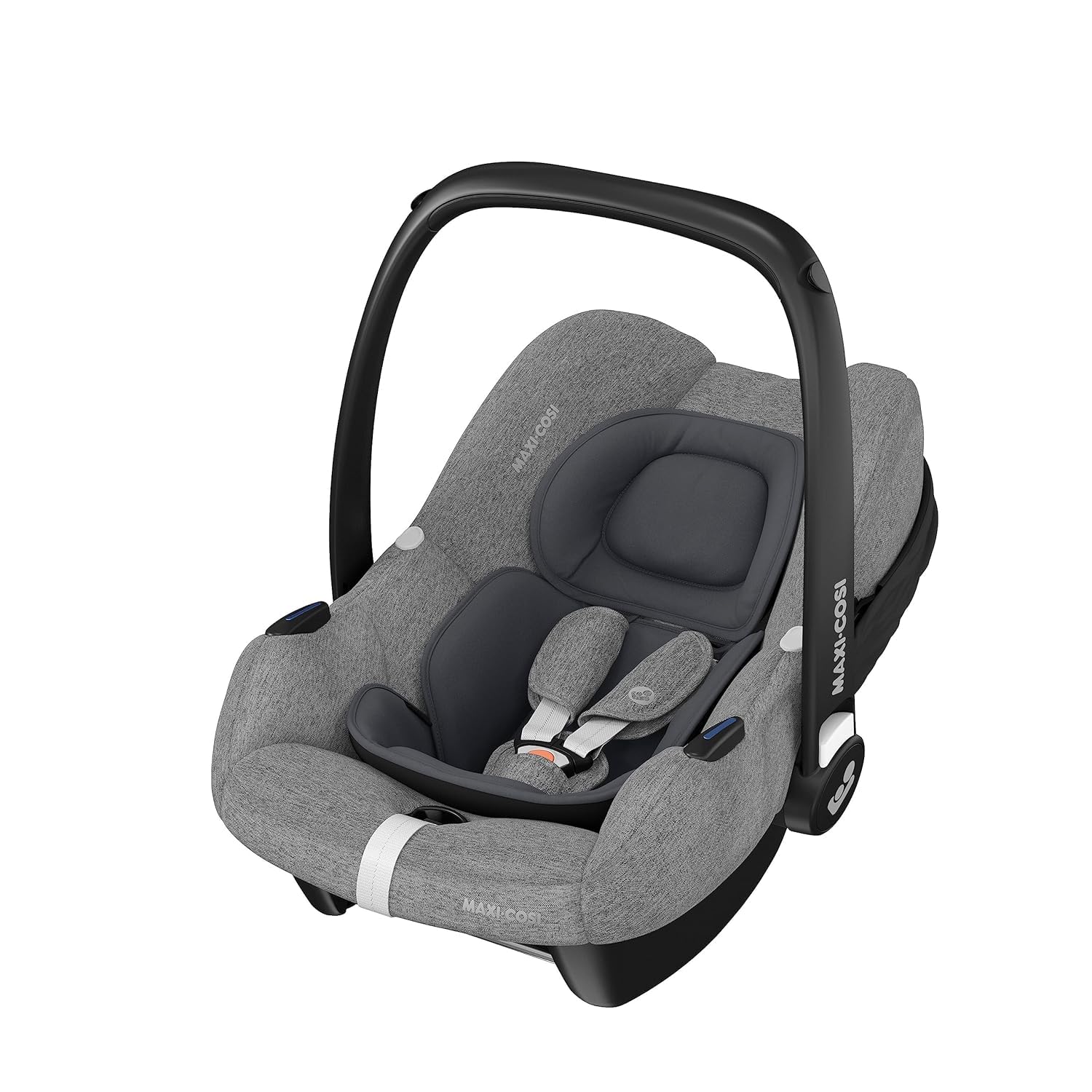 Maxi-Cosi CabrioFix i-Size, Babyschale, 0–12 Monate, max. 12 kg, leichter i-Size Kindersitz (3,2 kg), Sonnenverdeck, gepolsterter Sitz, für viele Maxi-Cosi Kinderwagen, Select Grey