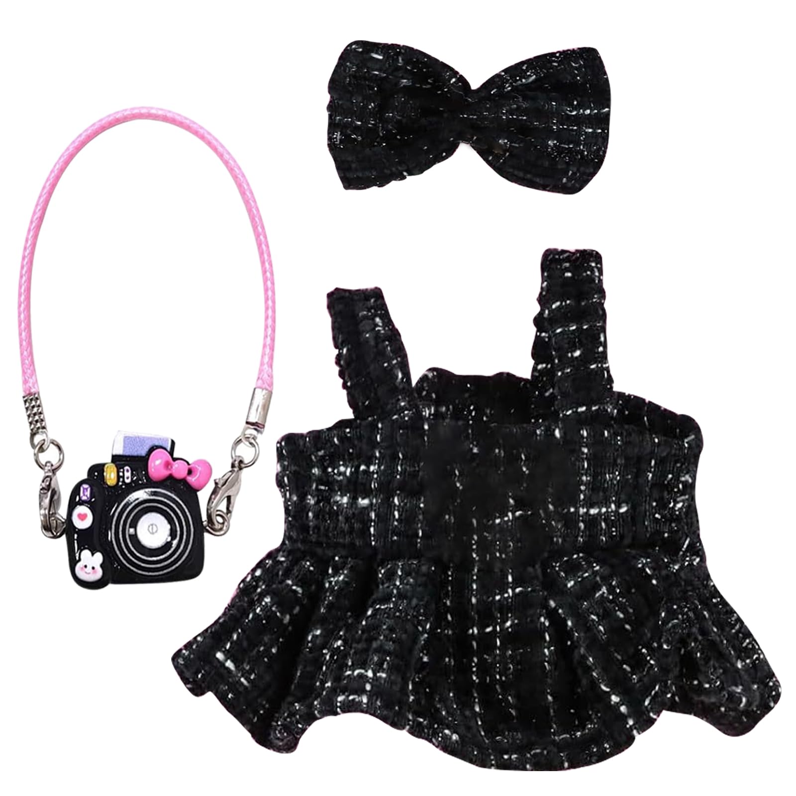 EDLMKM Stylish Doll Clothes, Clothes for Doll Doll Outfit Set for 17cm Dolls