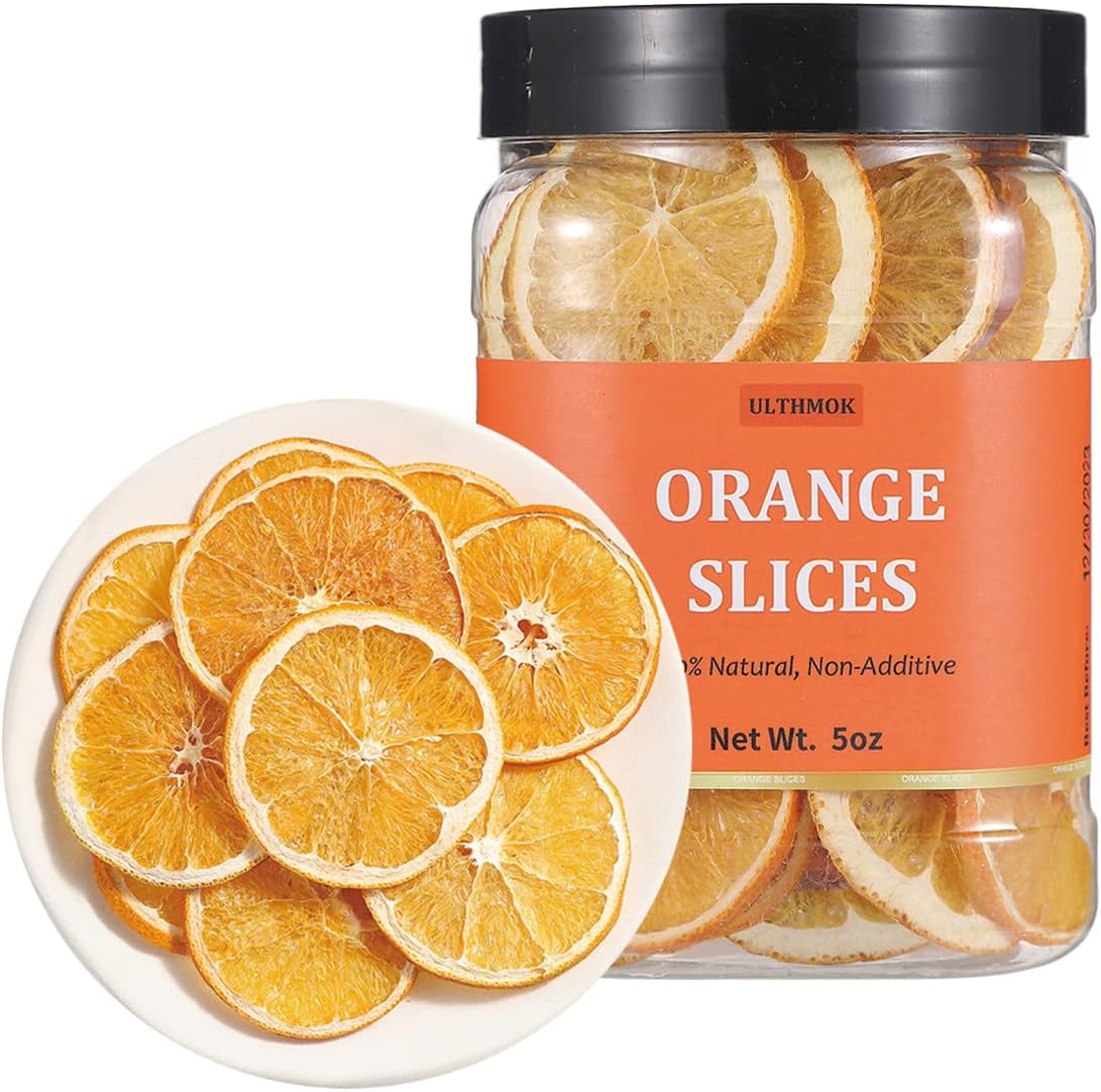 Trader Joe's Sweetened Dried Orange Slices, 5.3 oz / 150 g (Pack of 3)