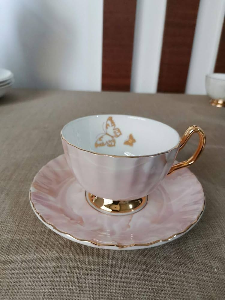 Amazon｜カップ＆ソーサーセット、朝食アフタヌーンティー用