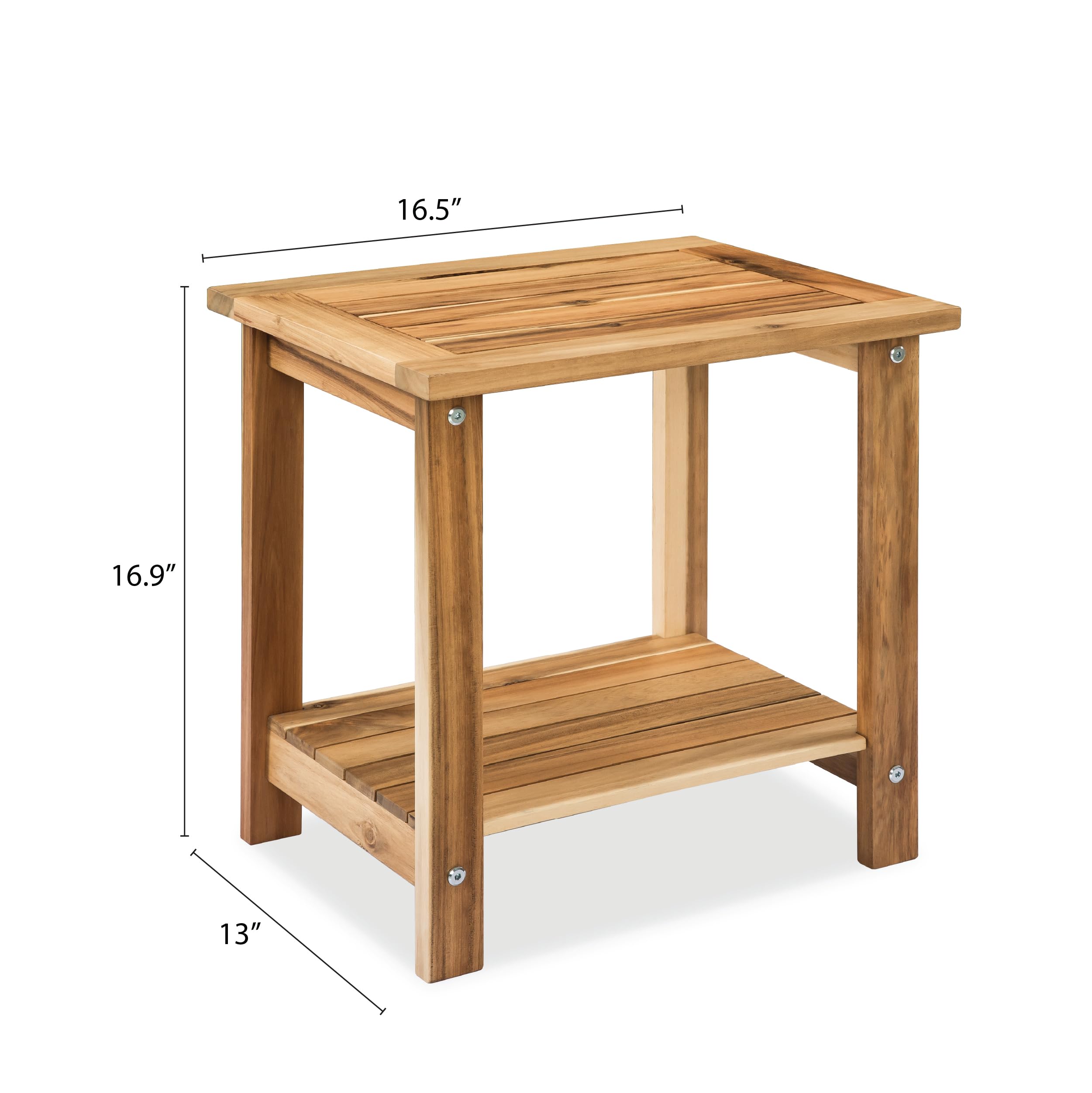 RELAX FOAM LIBEN SIDE TABLE 新品 Amazon.com: VICTORY RELAX Solid Acacia Wood Side Table with 2-Tier