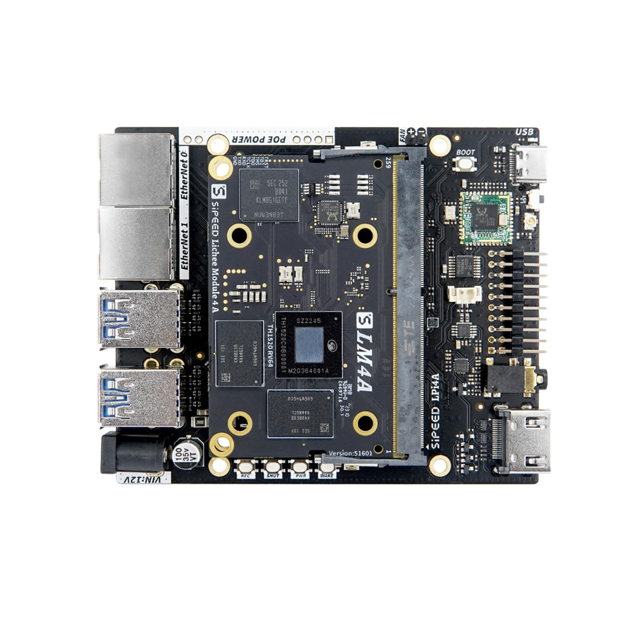 Amazon.com: Sipeed LicheePi 4A Linux Risc-V TH1520 SBC Development