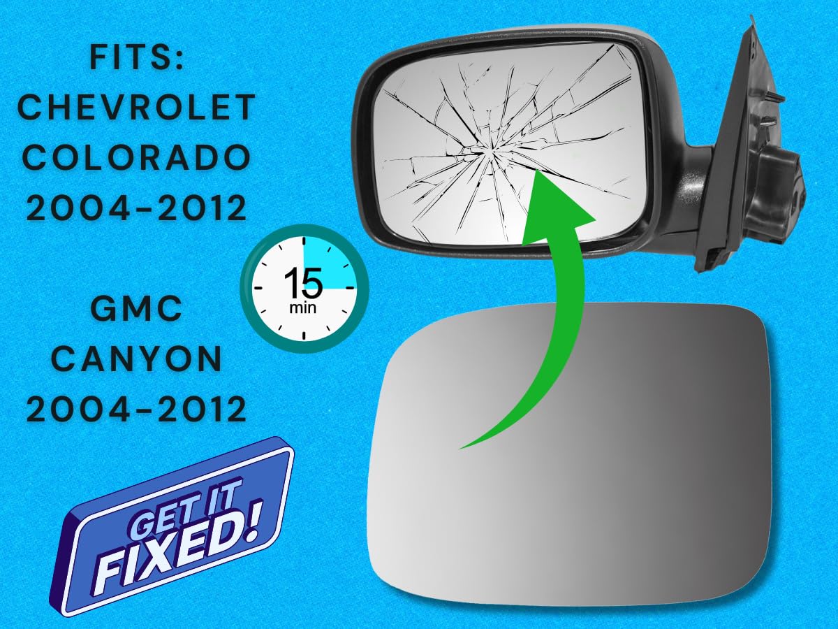 Aazon.co: Driver Side Irror Replaceent Glass (ADE IN USA) With - Foto 5