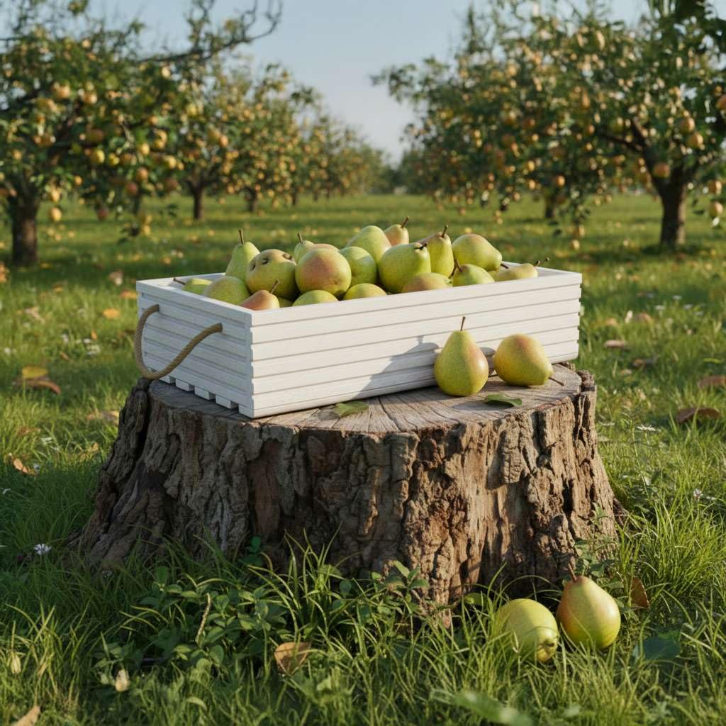 BOGATECO Caja de madera natural | 60 cm x 35 cm x 14,5 cm | Clásico-Natural | Caja de almacenamiento | Blanco