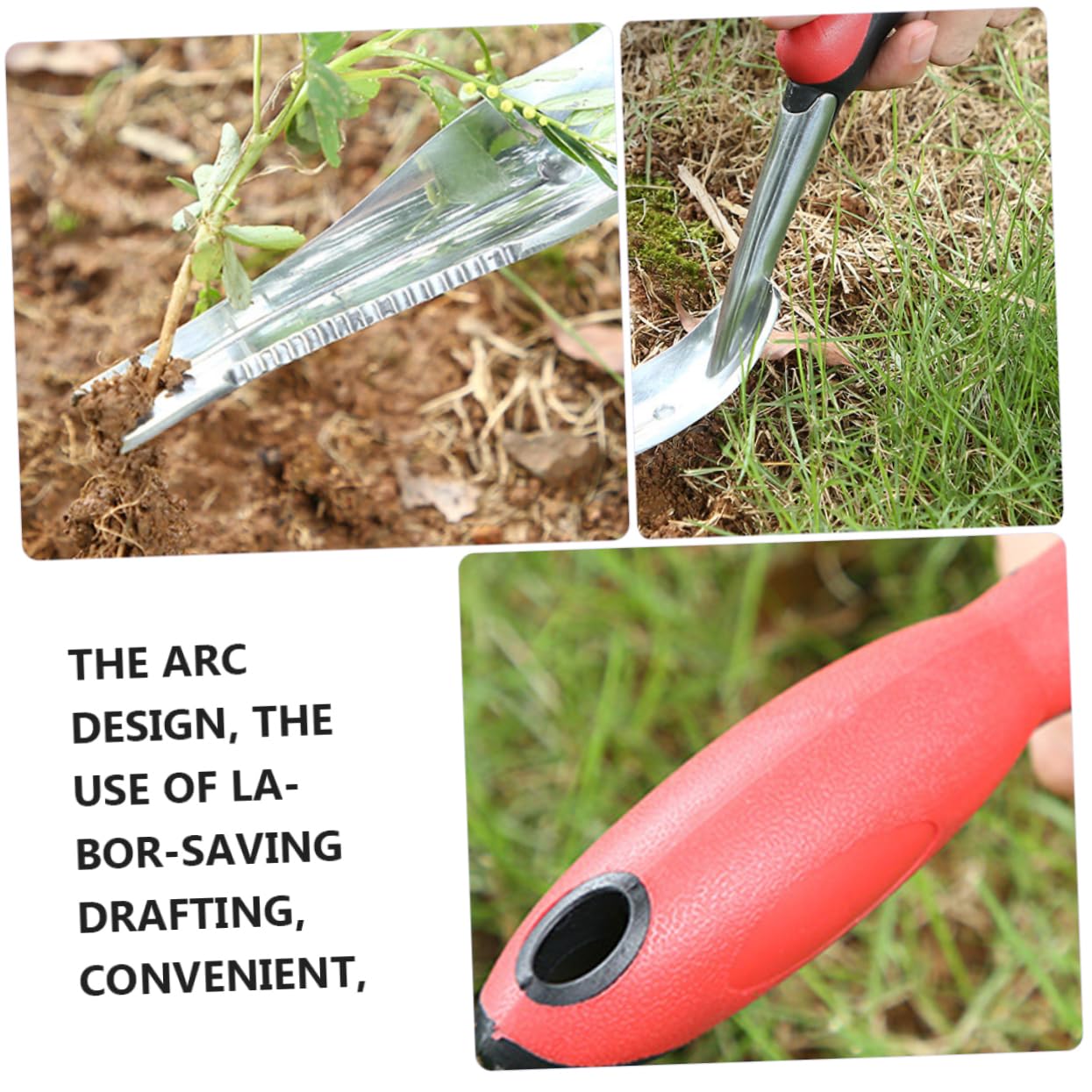 Toddmomy Estirpatore Manuale da Giardino in Ferro, Scavapatate e Allenta Terreno, Anello per Appendere, per Rimuovere Le Erbacce nel Giardino