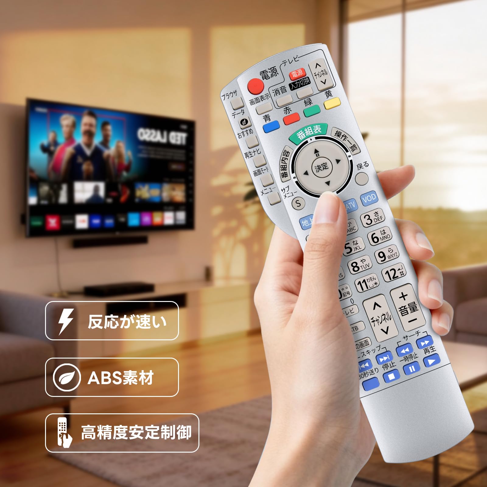 Amazon.co.jp: テレビリモコン N2QAYB000373 パナソニックテレビ用の