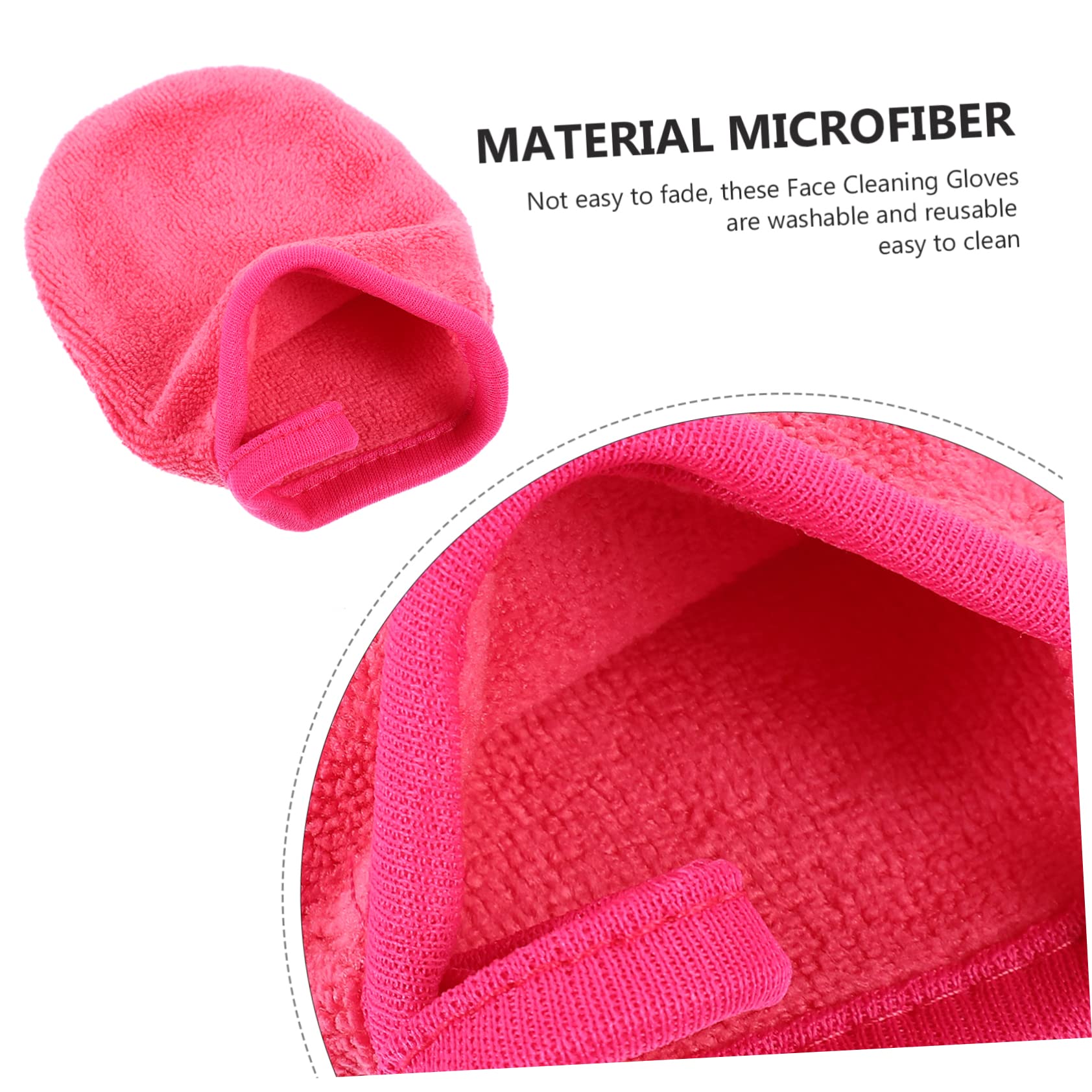POPETPOP 16pezzi Guanti Esfolianti Per Pulizia Viso Da Microfibra Morbida e Riutilizzabile Per Rimozione Makeup e Della Perfetti Per Uso Quotidiano
