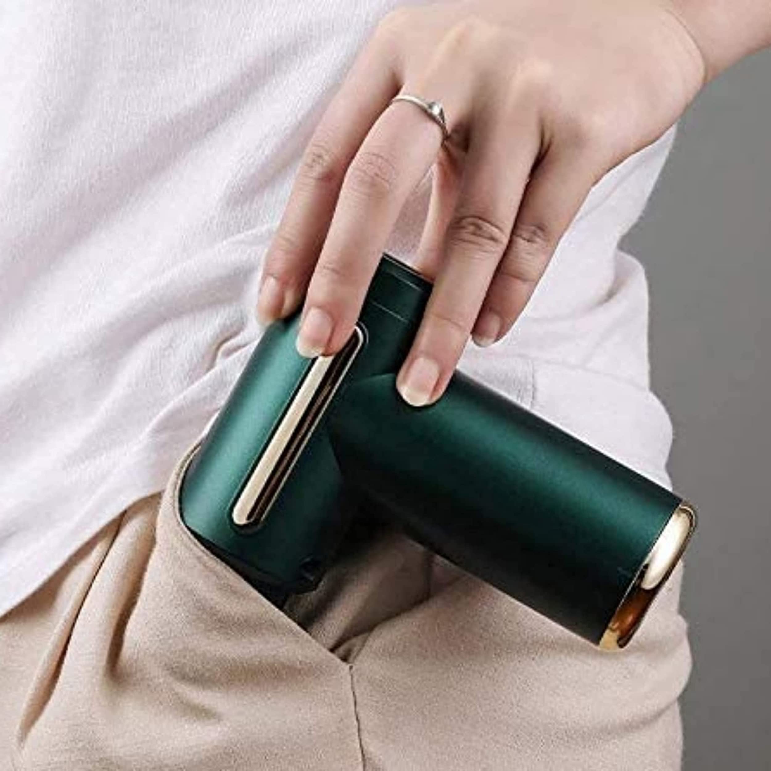 Pistola de masaje muscular silenciosa de 6 velocidades, 4 cabezales de masaje para aliviar el dolor y rigidez muscular ayuda a relajarse y reduce la fatiga. Este masaje proporciona una relajación