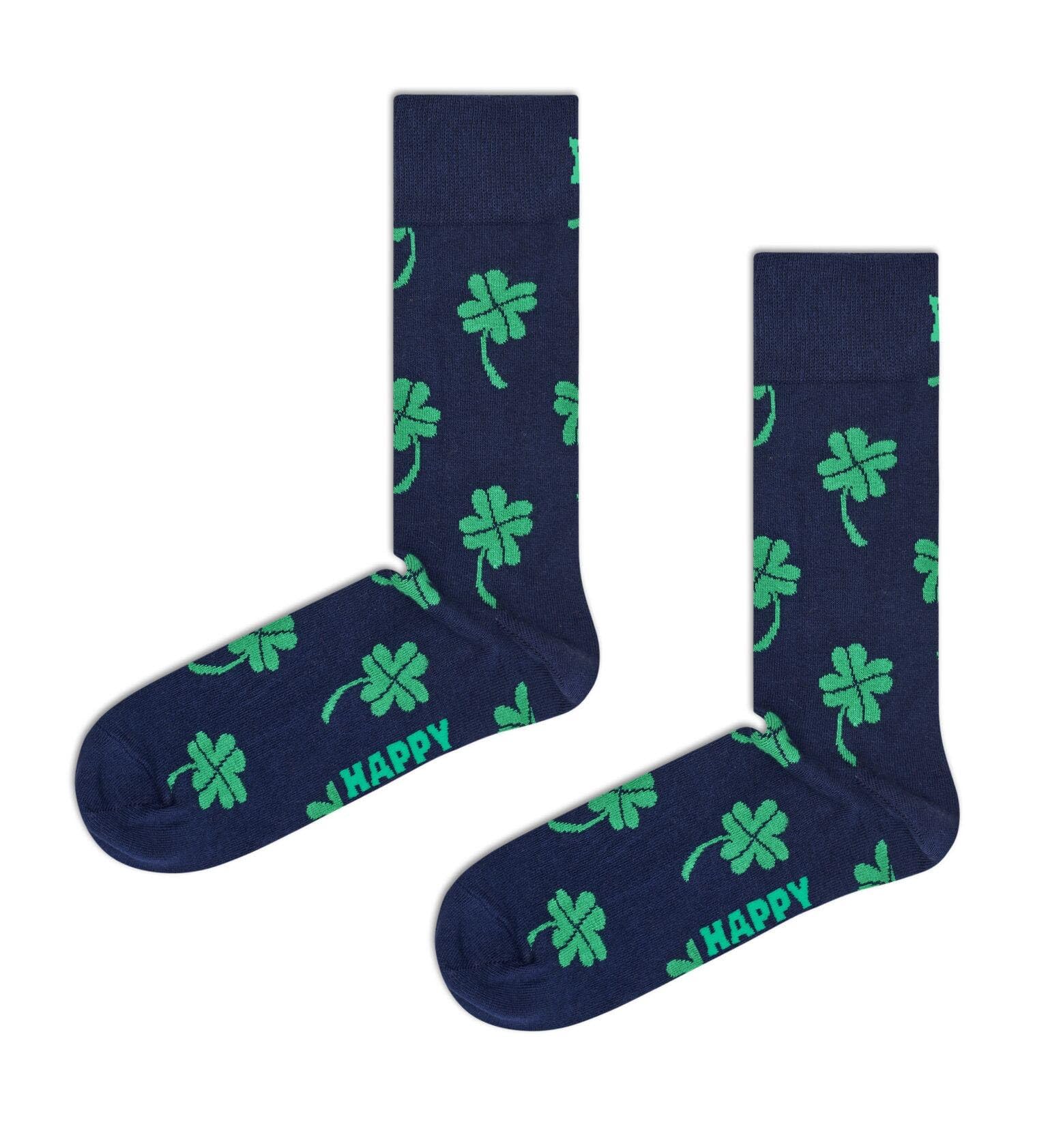 Happy Socks Big Luck Socks, Blue, 7-12 (Manufacturer Size: 41-46)