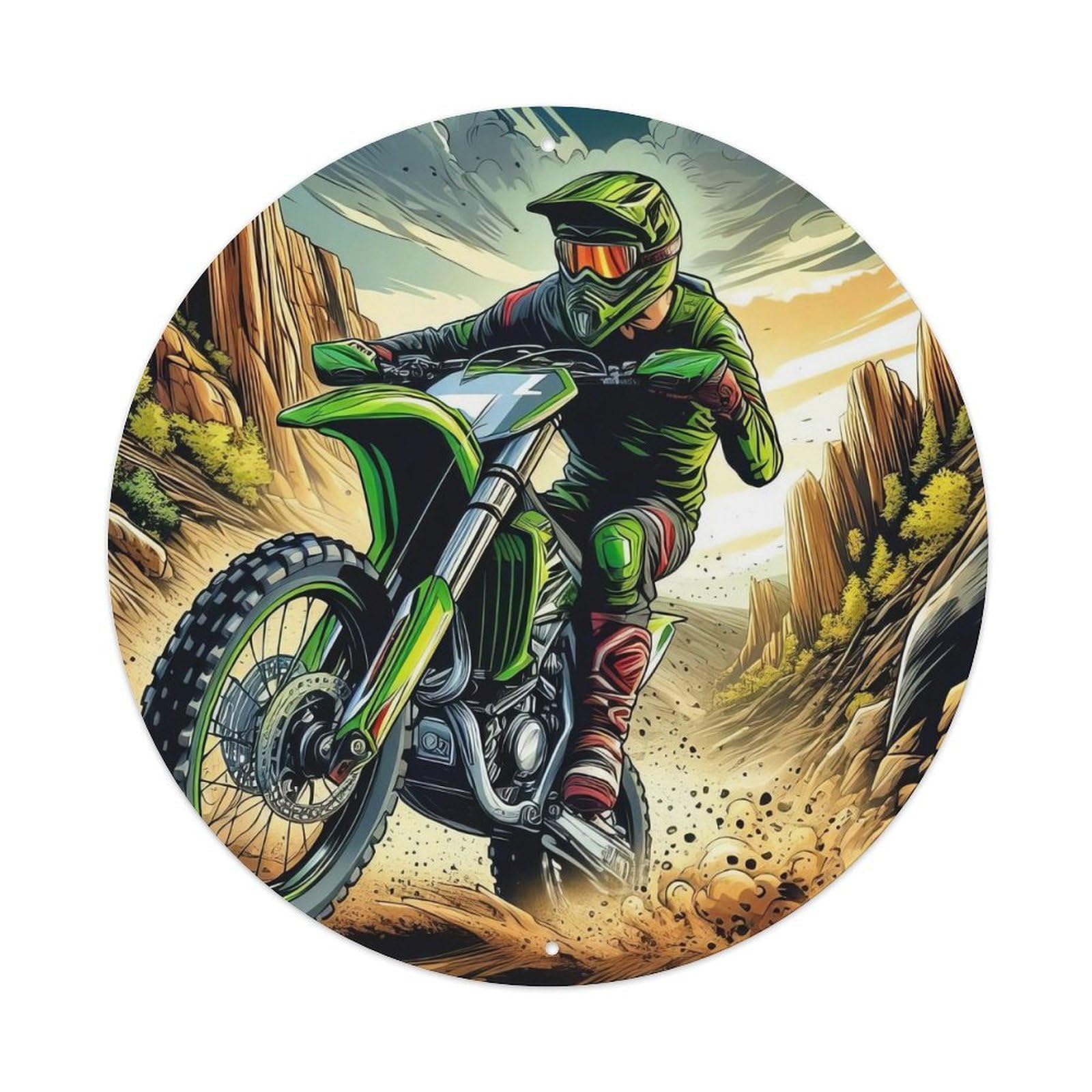 Extreme Motocross Sports Off-road Motorcycle Vintage Metal Tin Sign Plaque