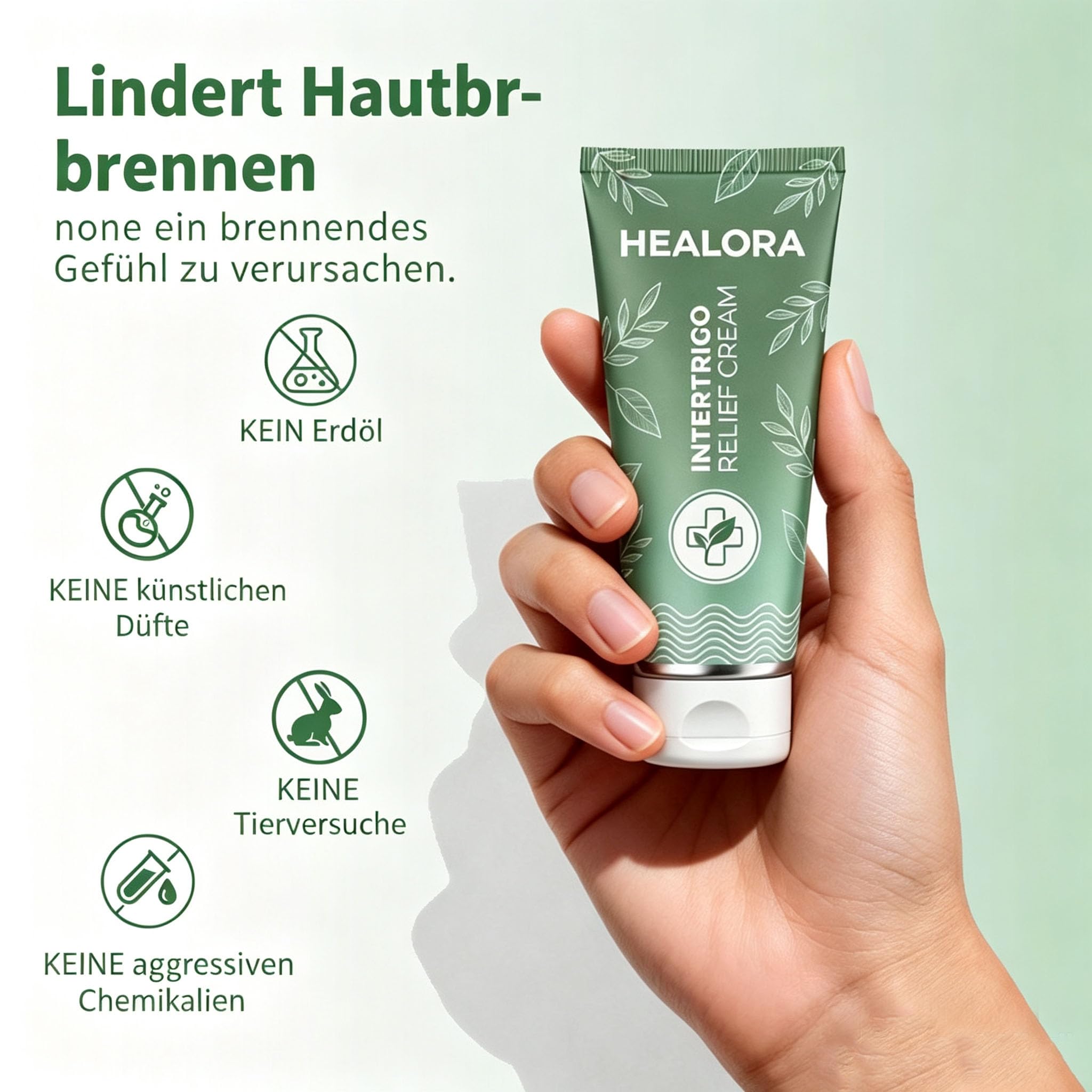 Healora Anti-Reibung Creme, beruhigende Hautfalten-Pflege, 57g（2pcs） | Multilind Heilsalbe, multilind derma relief, intertrigo relief cream – beruhigende Hautfalten-Pflege bei Reibung