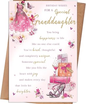 Granddaughter Birthday Card