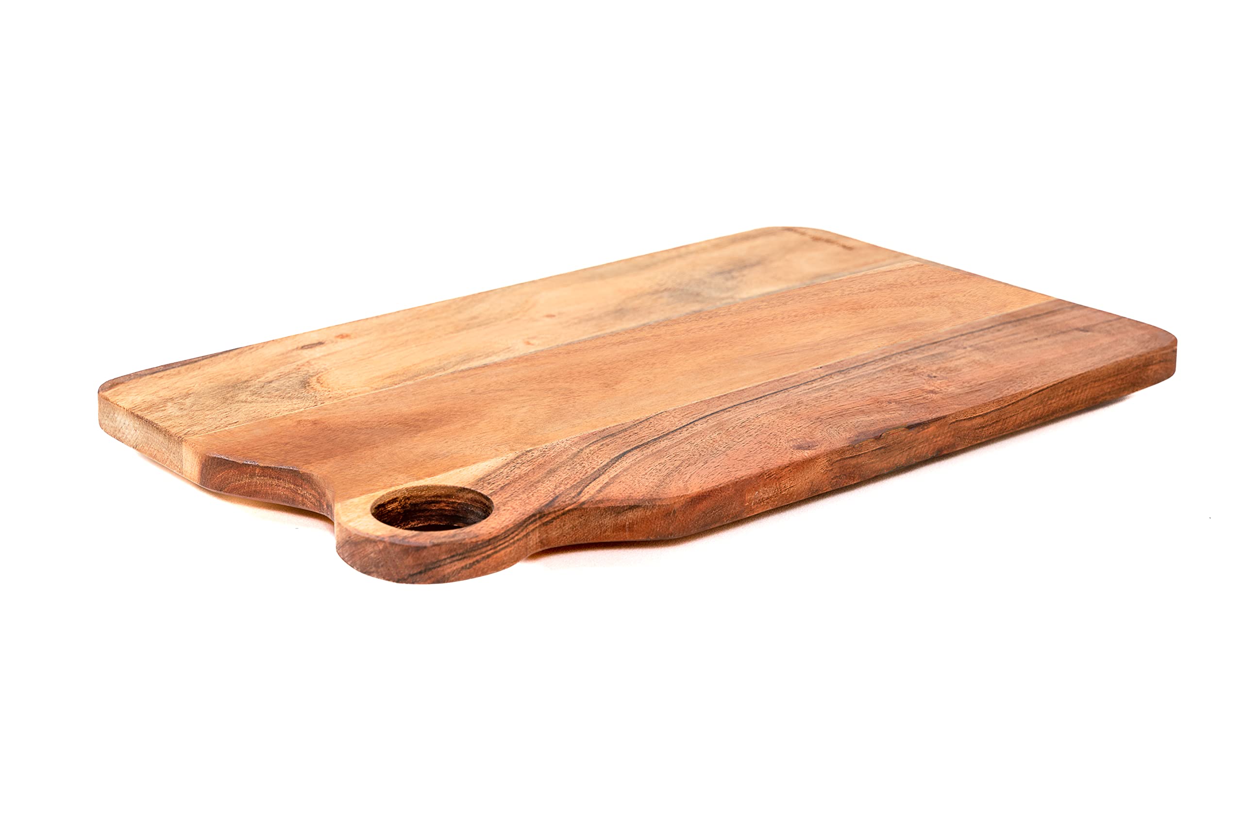The Earthy House Extra Large 100% Acacia Chopping Board | Kitchen Cutting Board | Luxury Collection - (40 X 25 cm)