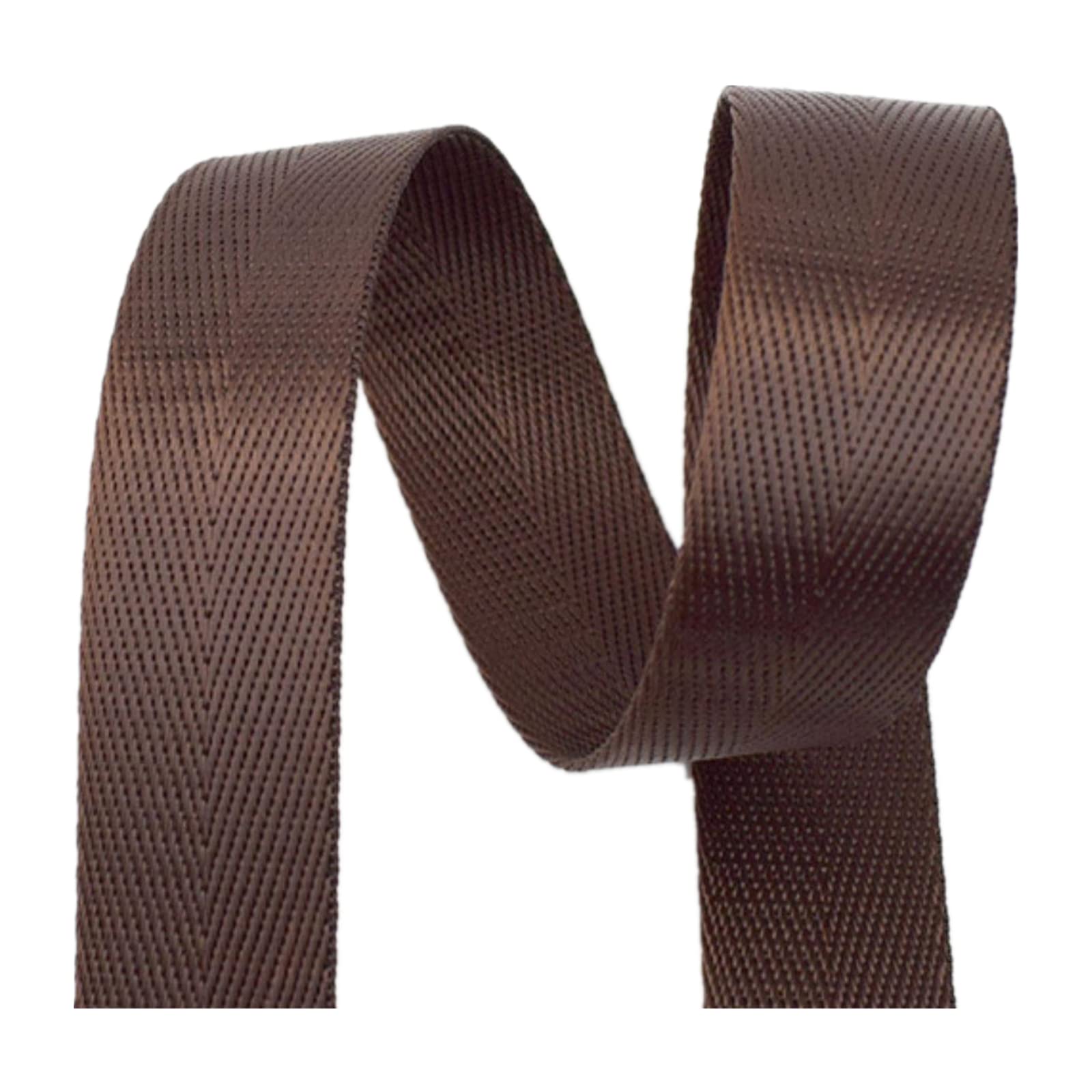Nylon Webbing Strap 25mm 38mm, Herringbone Twill Upholstery Webbing Straps for Bags โ image 1
