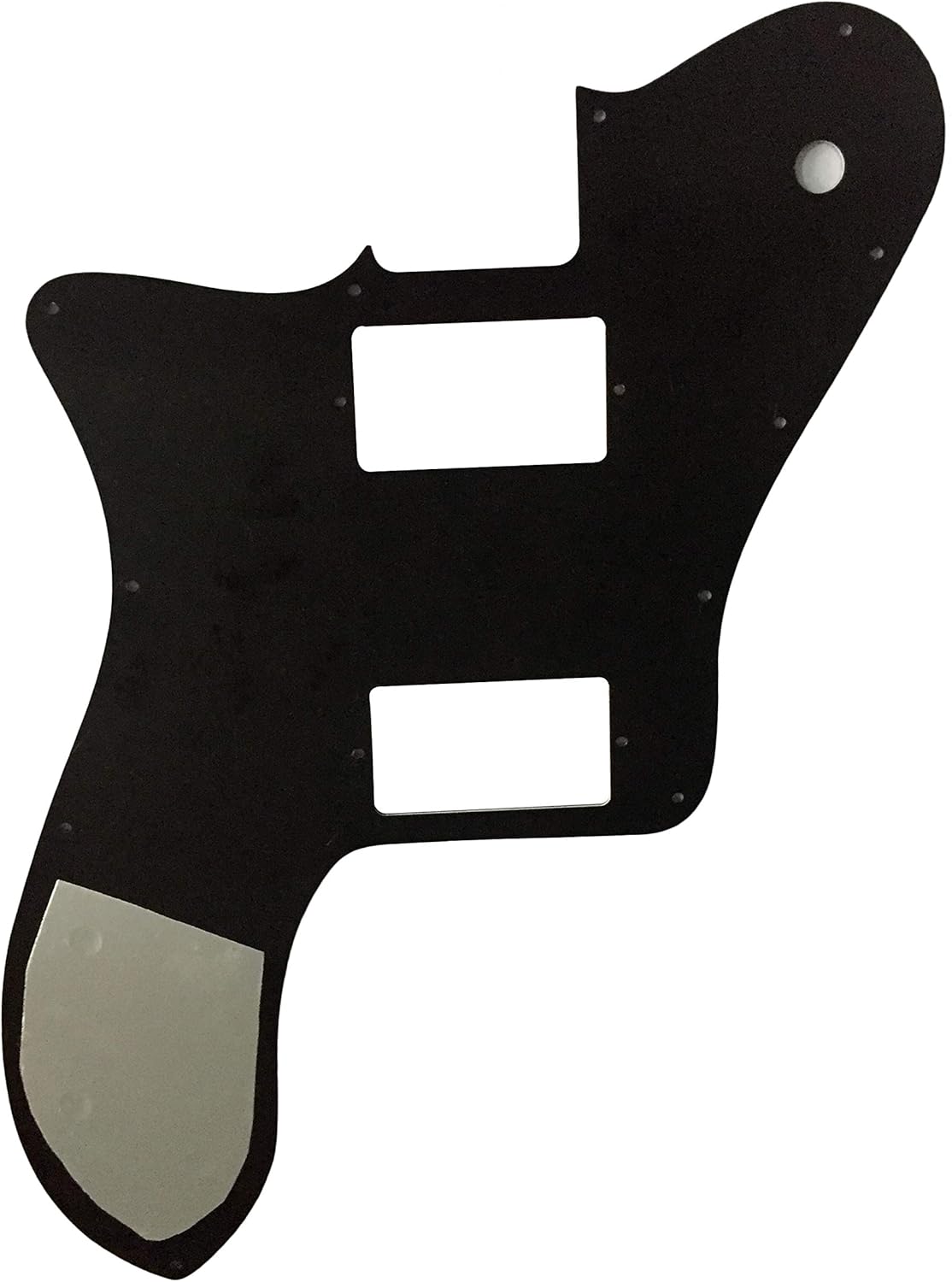 Custom For Fender Squier Telecaster Deluxe PAF Style Guitar Pickguard Scratch Plate (4 Ply Black Pearl)