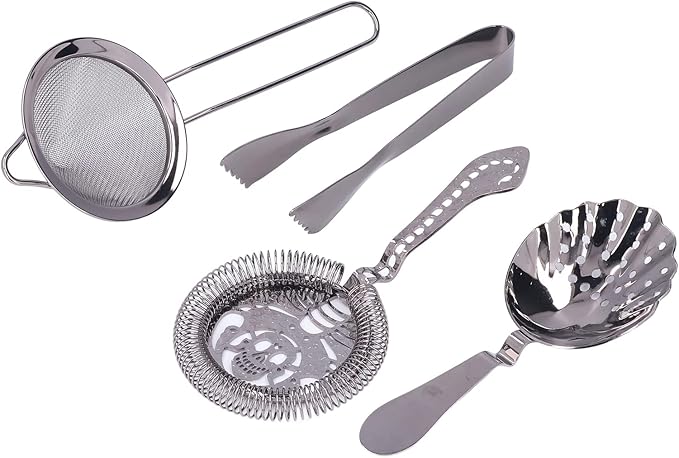 Set de Coctelera de 11 Piezas, Kit de Bartender, Acero Inoxidable miniatura 7