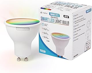 SMARTSPEC Smart Bulb, Smart WiFi LED Light. Works with Amazon Alexa, Google Home, Apple Home. Colour Changeable. Multicolo…